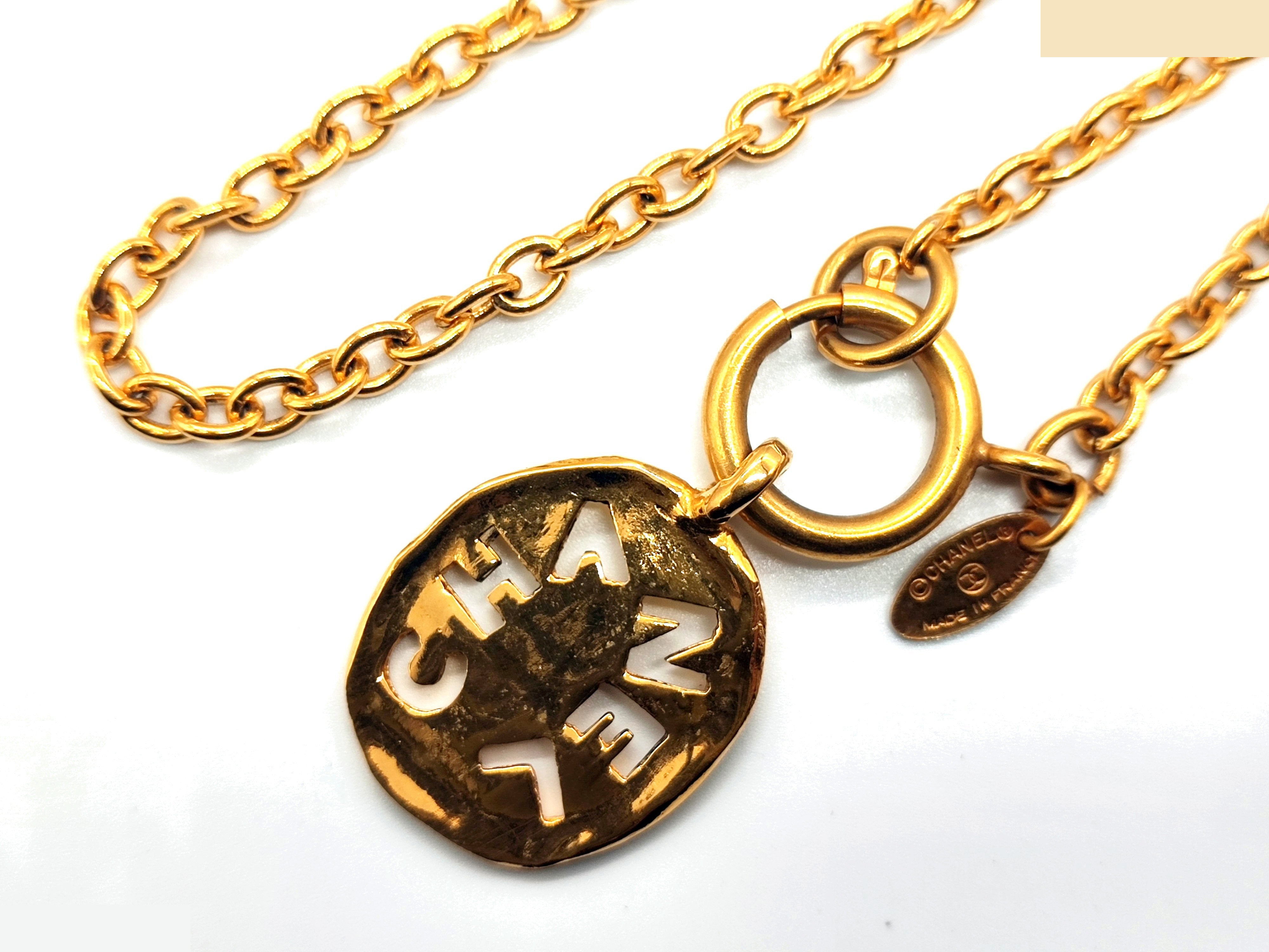 logo necklace, chain approximately 40cm — view 9