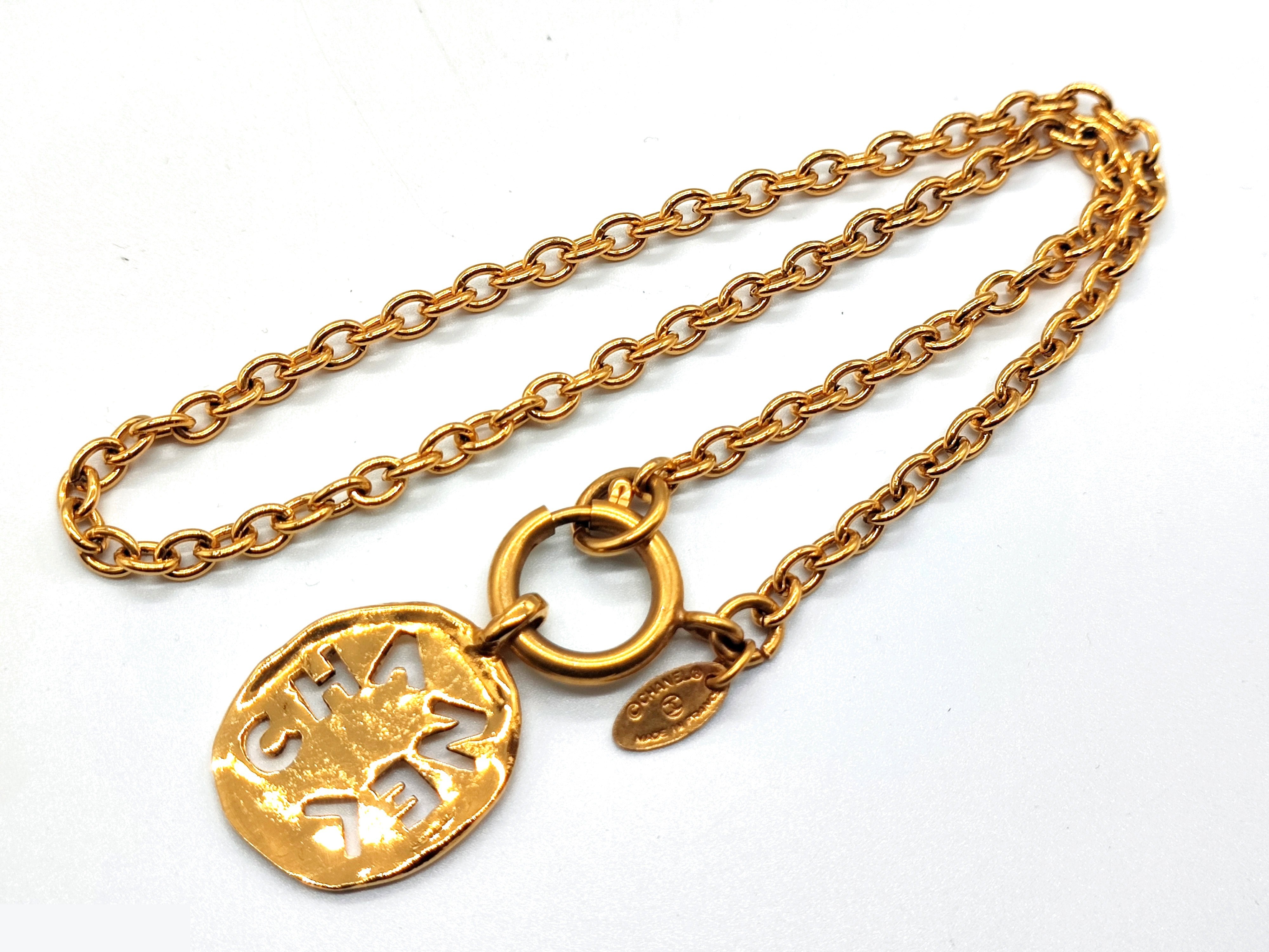 logo necklace, chain approximately 40cm — view 10