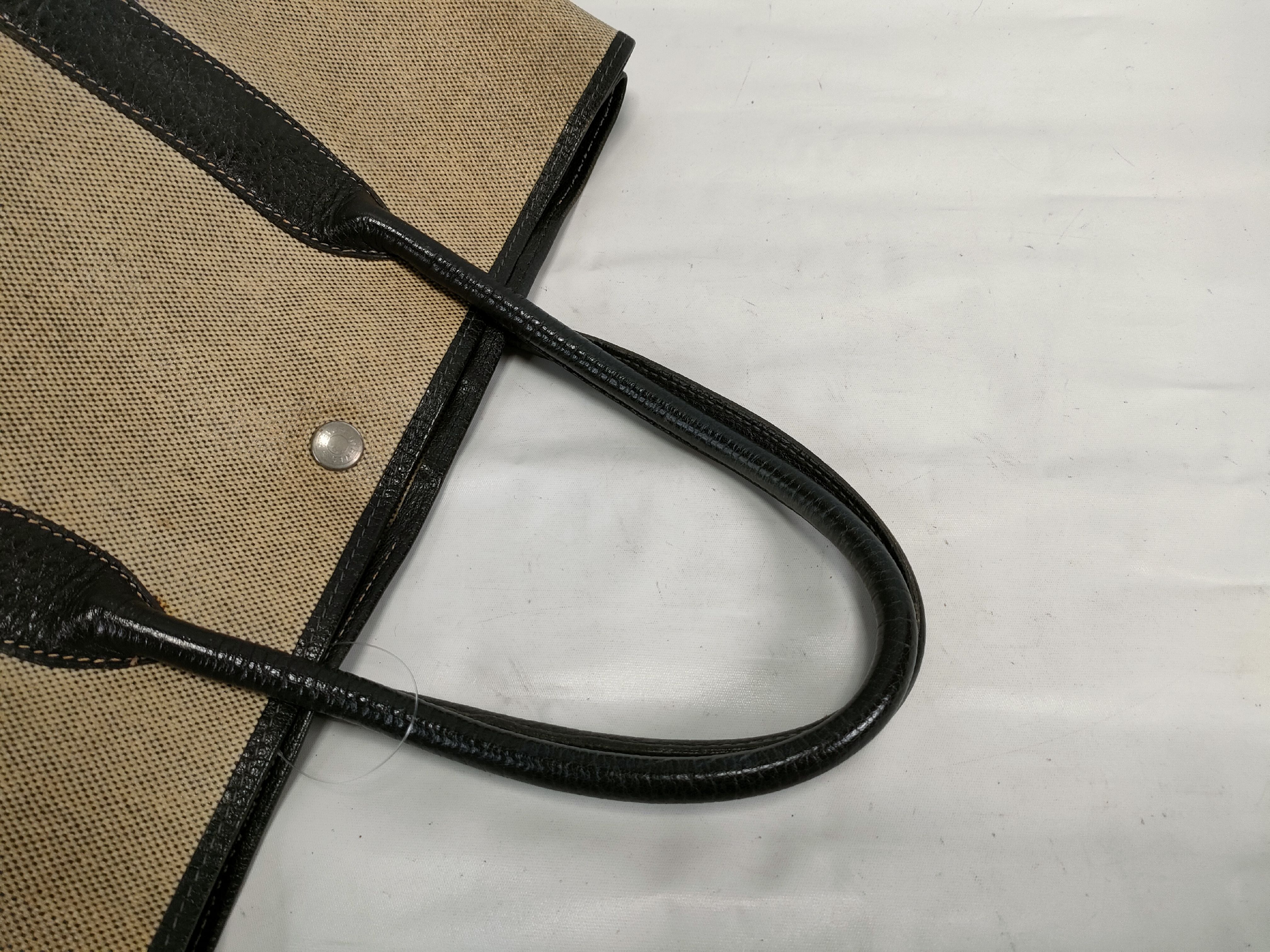 Garden Party Grey Toile H D-stamp Tote Bag — view 3