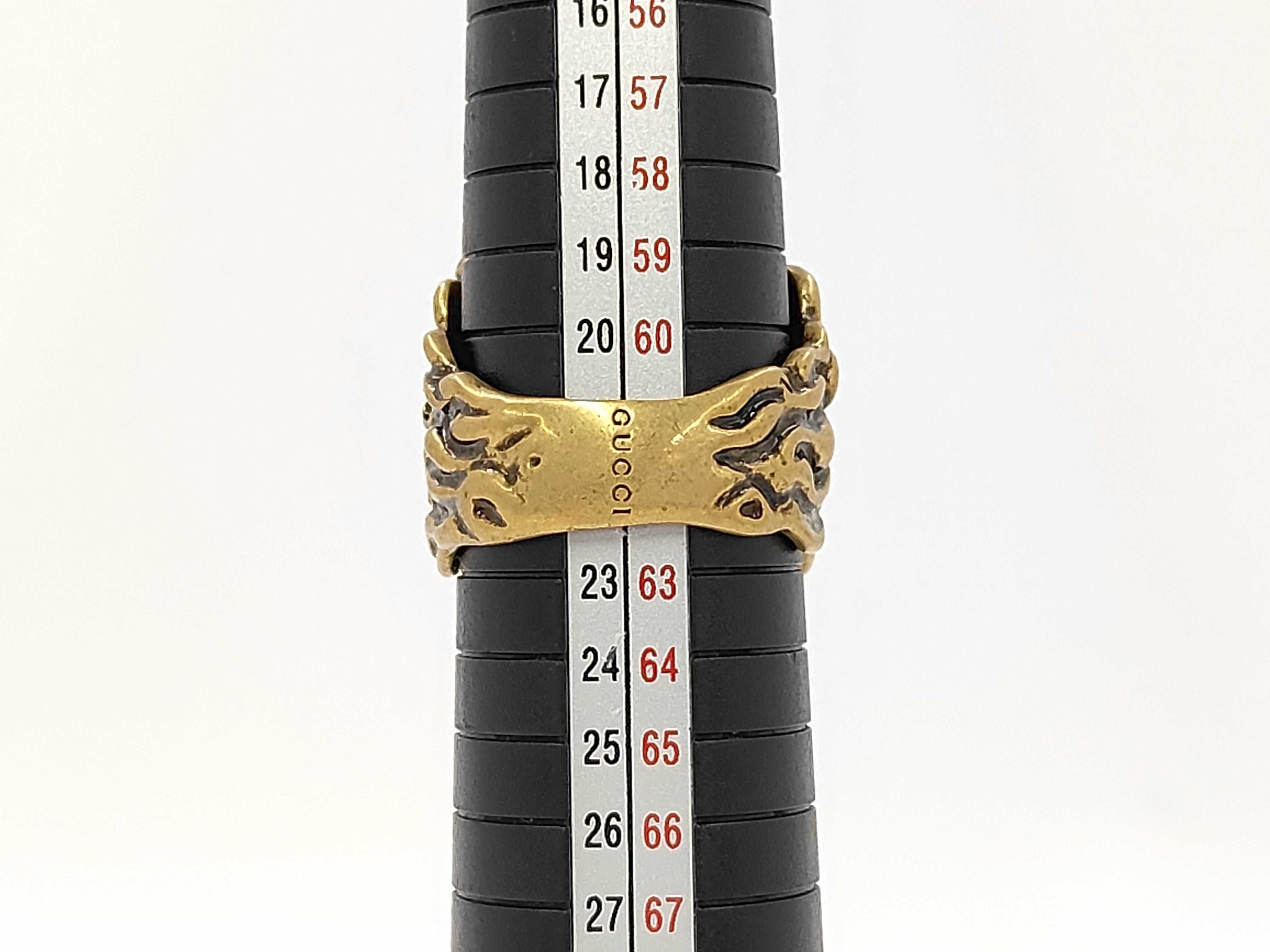 Lion Gold Ring, Size 23 — view 4