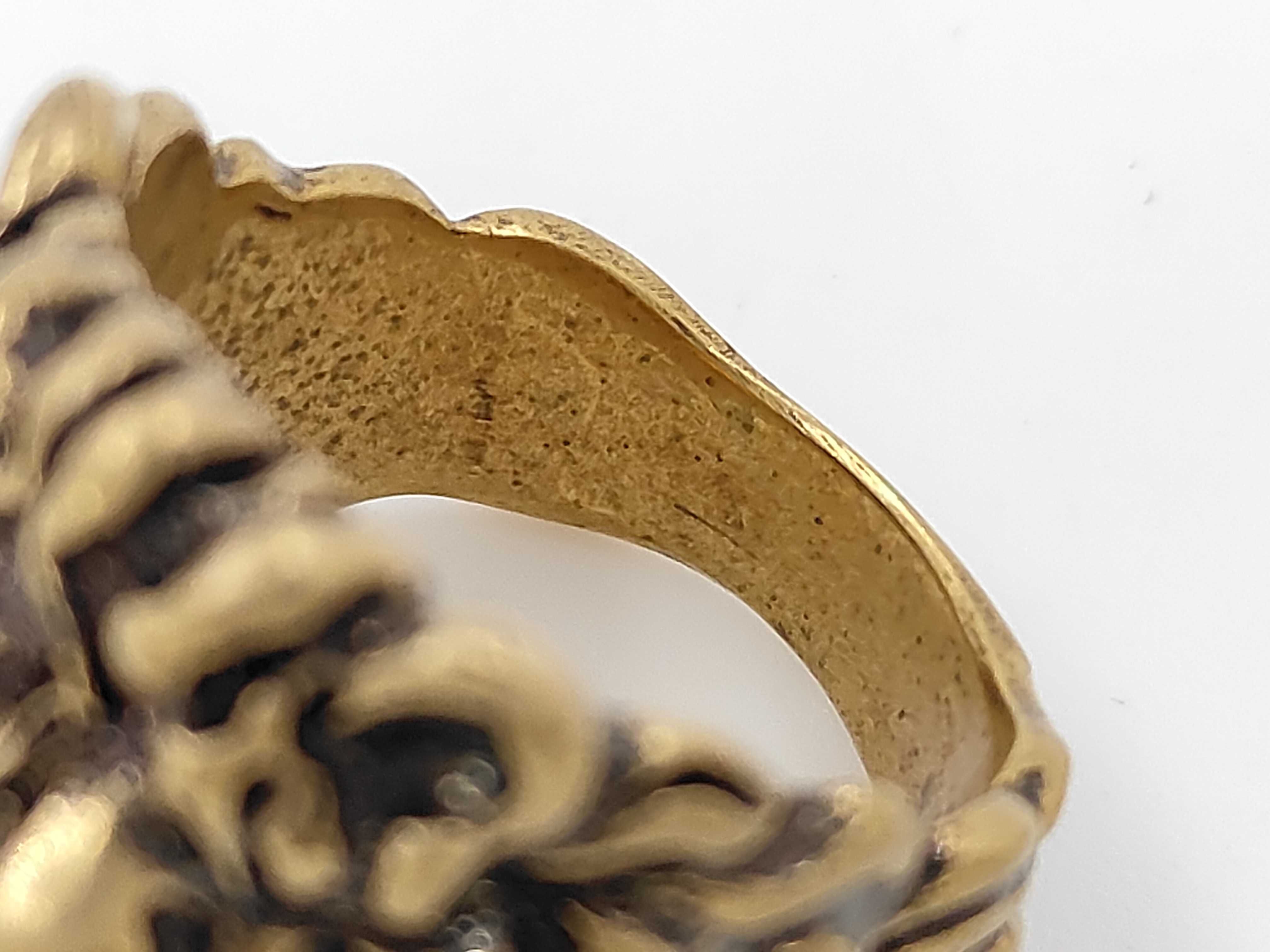 Lion Gold Ring, Size 23 — view 7