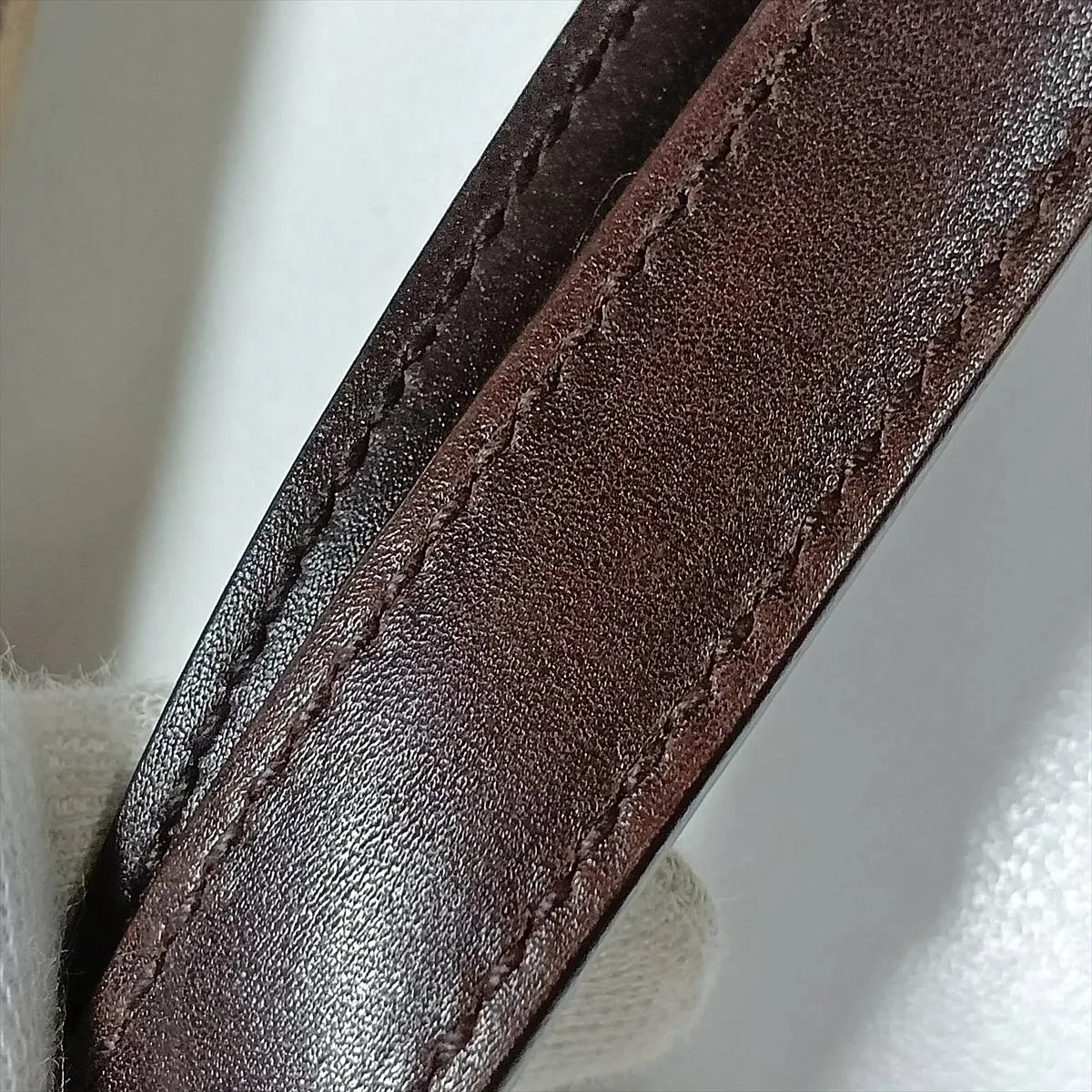 Classic Box Calf Hair x Leather Shoulder Bag, Brown — view 11