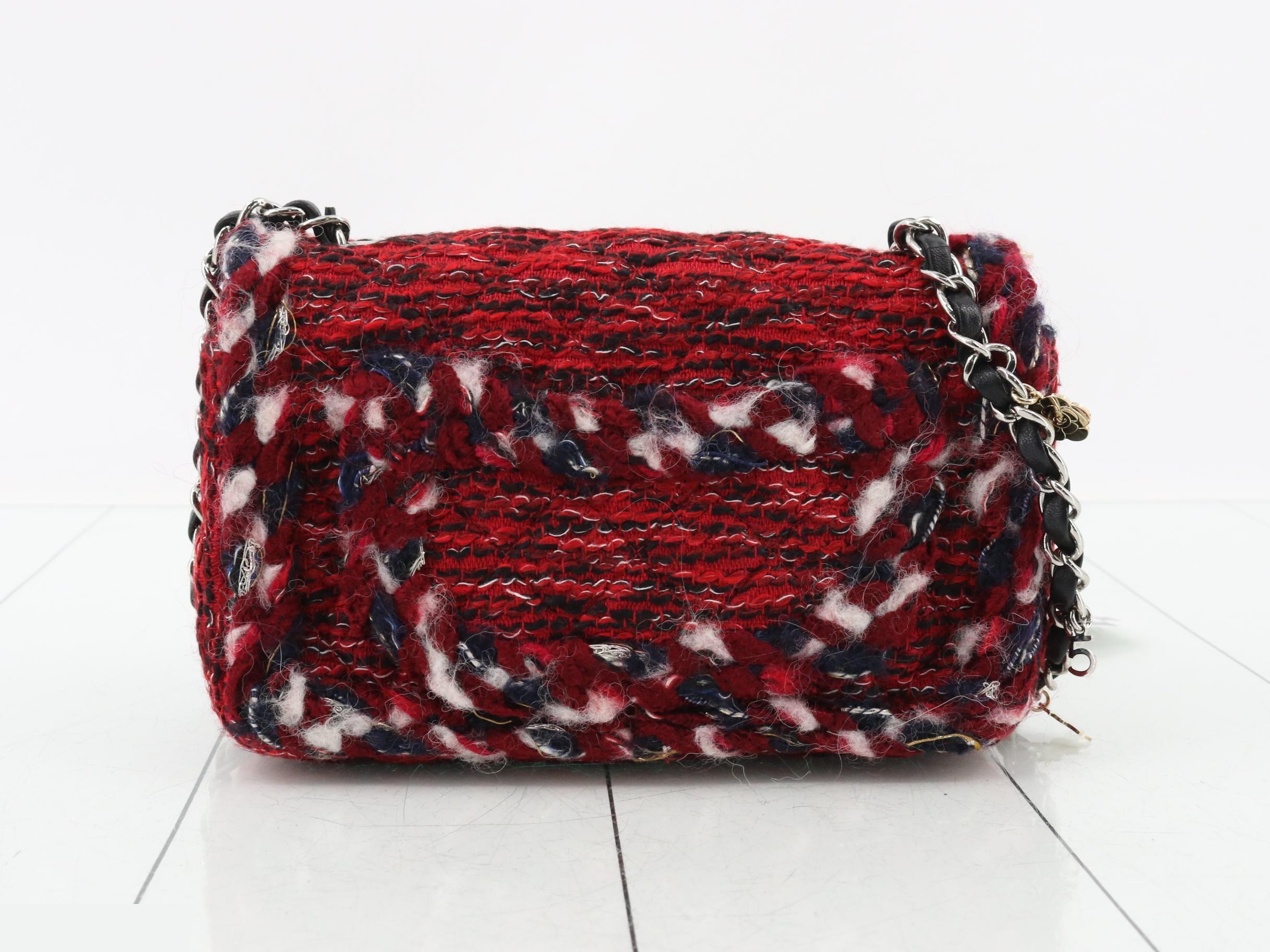 Tweed Mini Matelassé Shoulder Bag — view 2