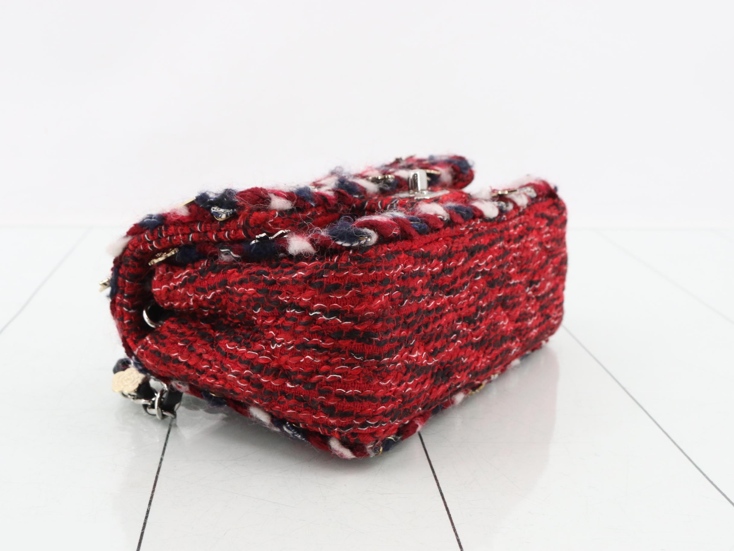 Tweed Mini Matelassé Shoulder Bag — view 5