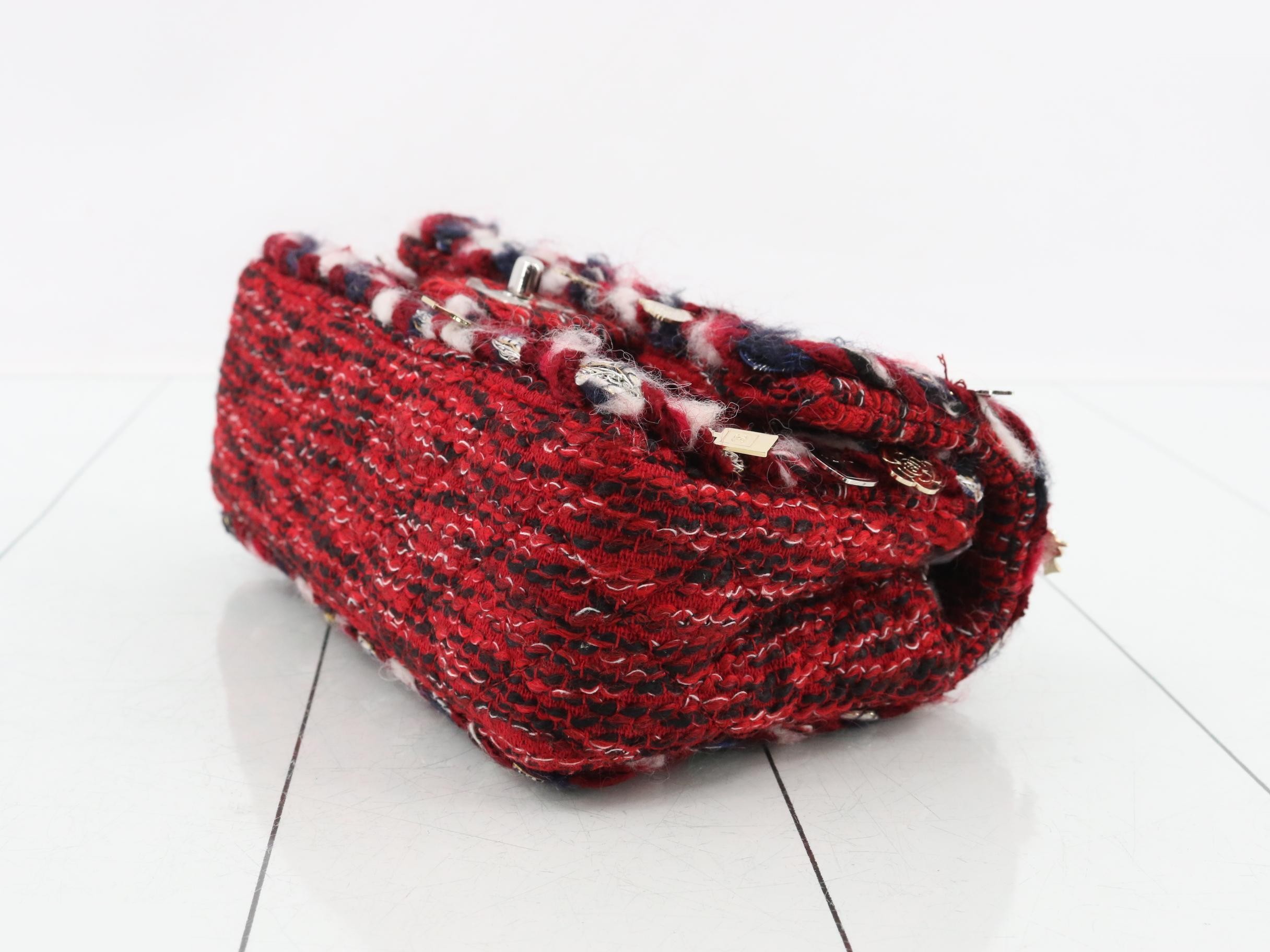 Tweed Mini Matelassé Shoulder Bag — view 6