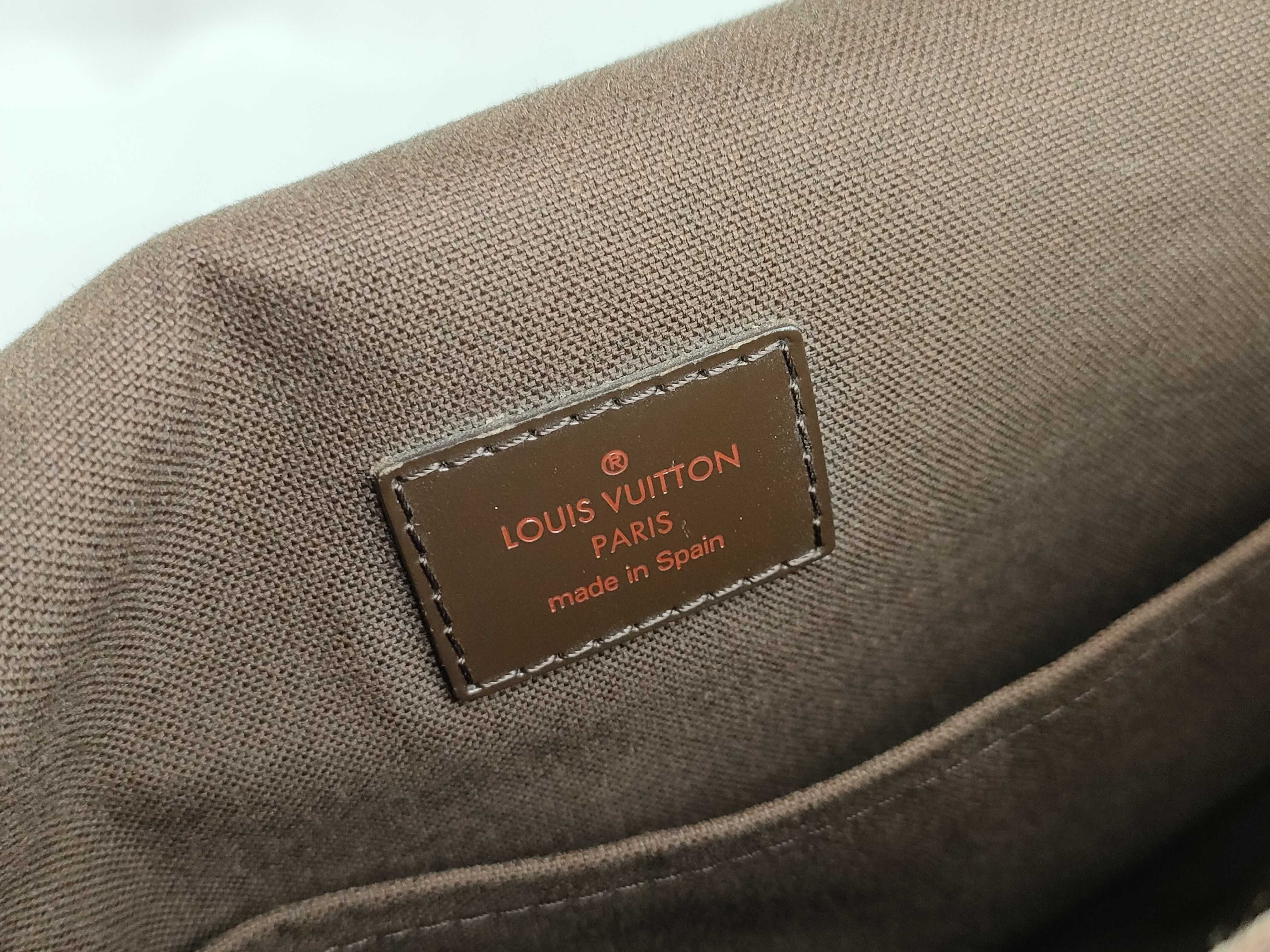 Damier Louis Vuitton Message Shoulder Bag — view 12