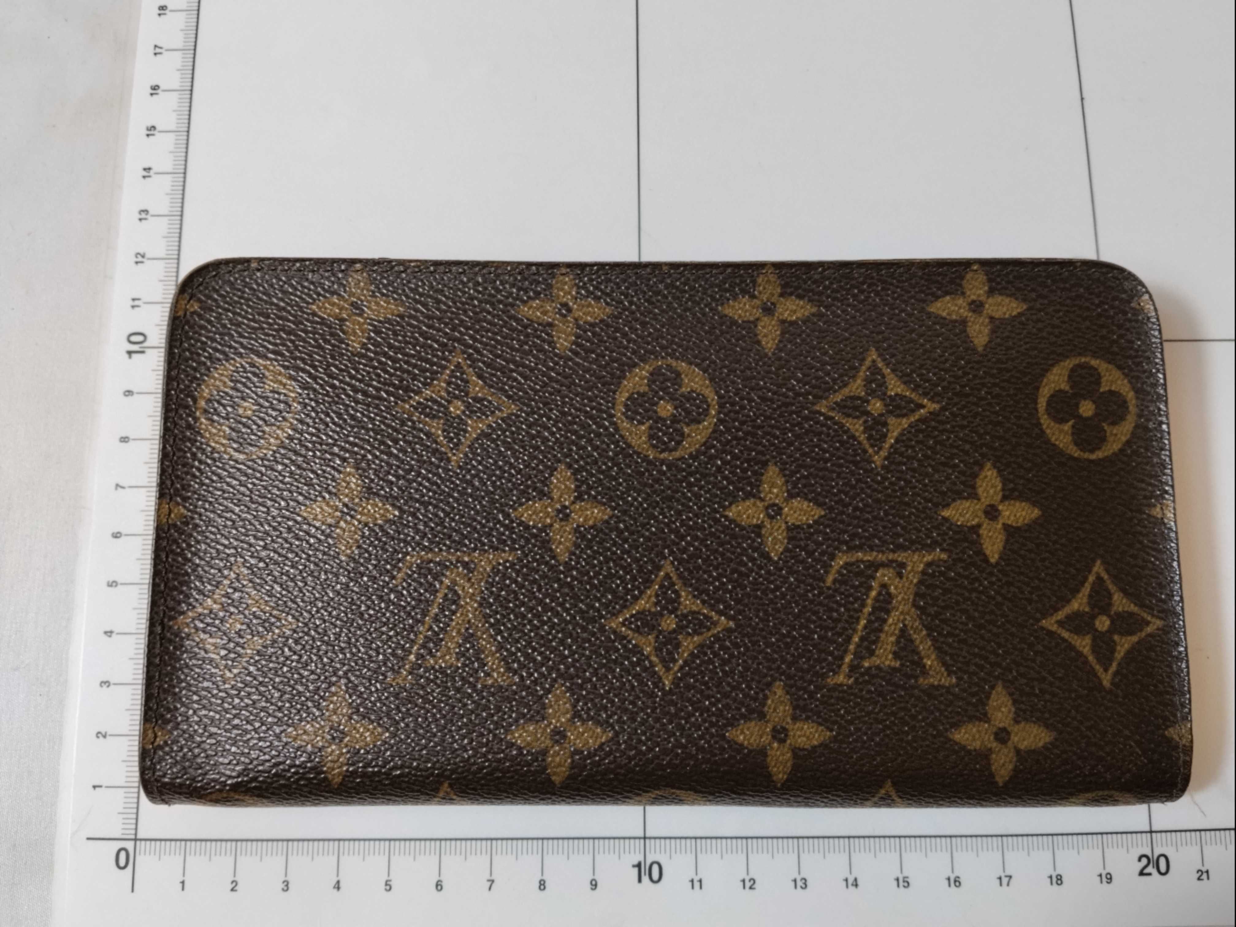 Monogram Portemonnaie Zip Wallet M61727 Initial — view 2