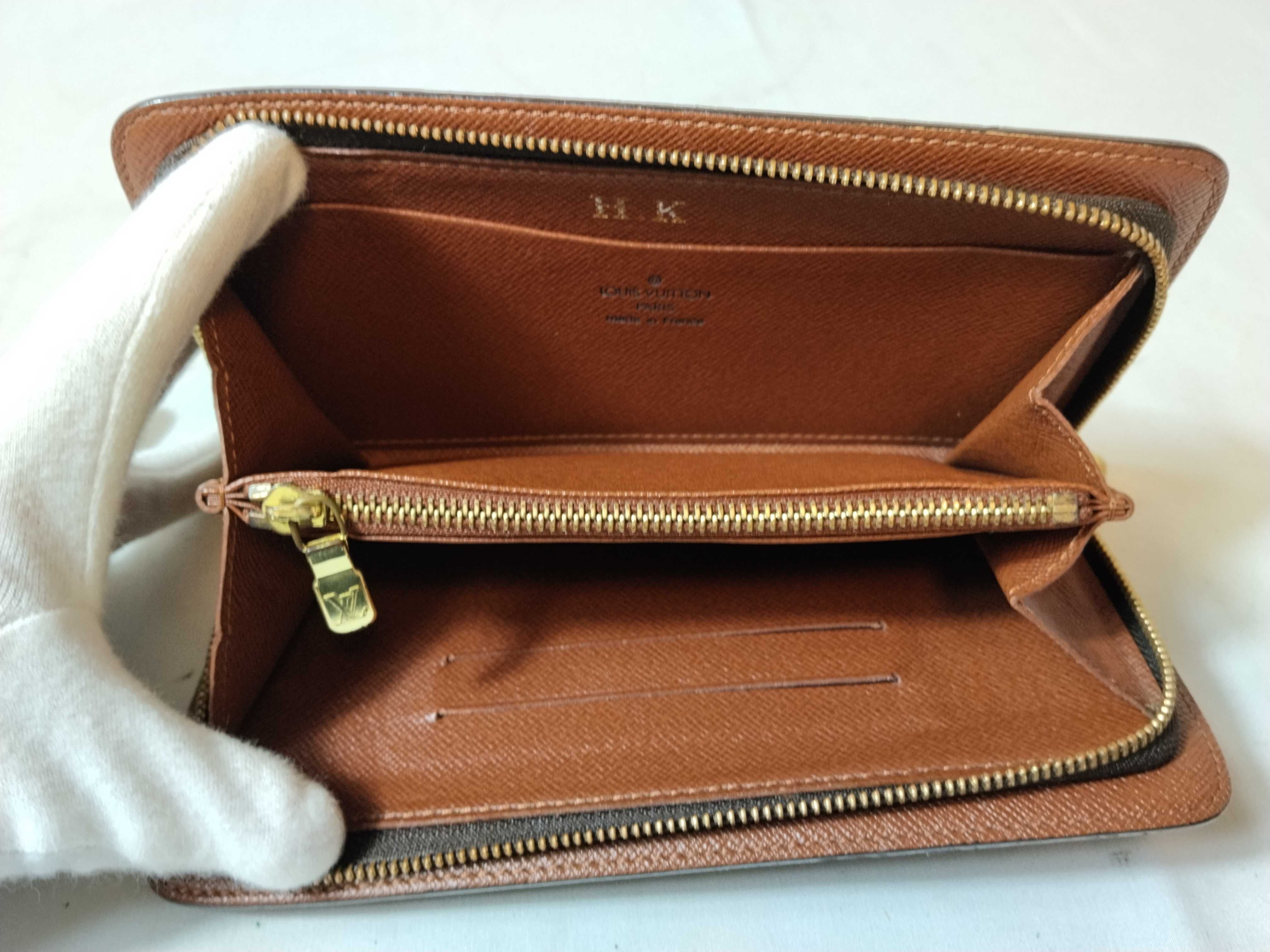 Monogram Portemonnaie Zip Wallet M61727 Initial — view 11