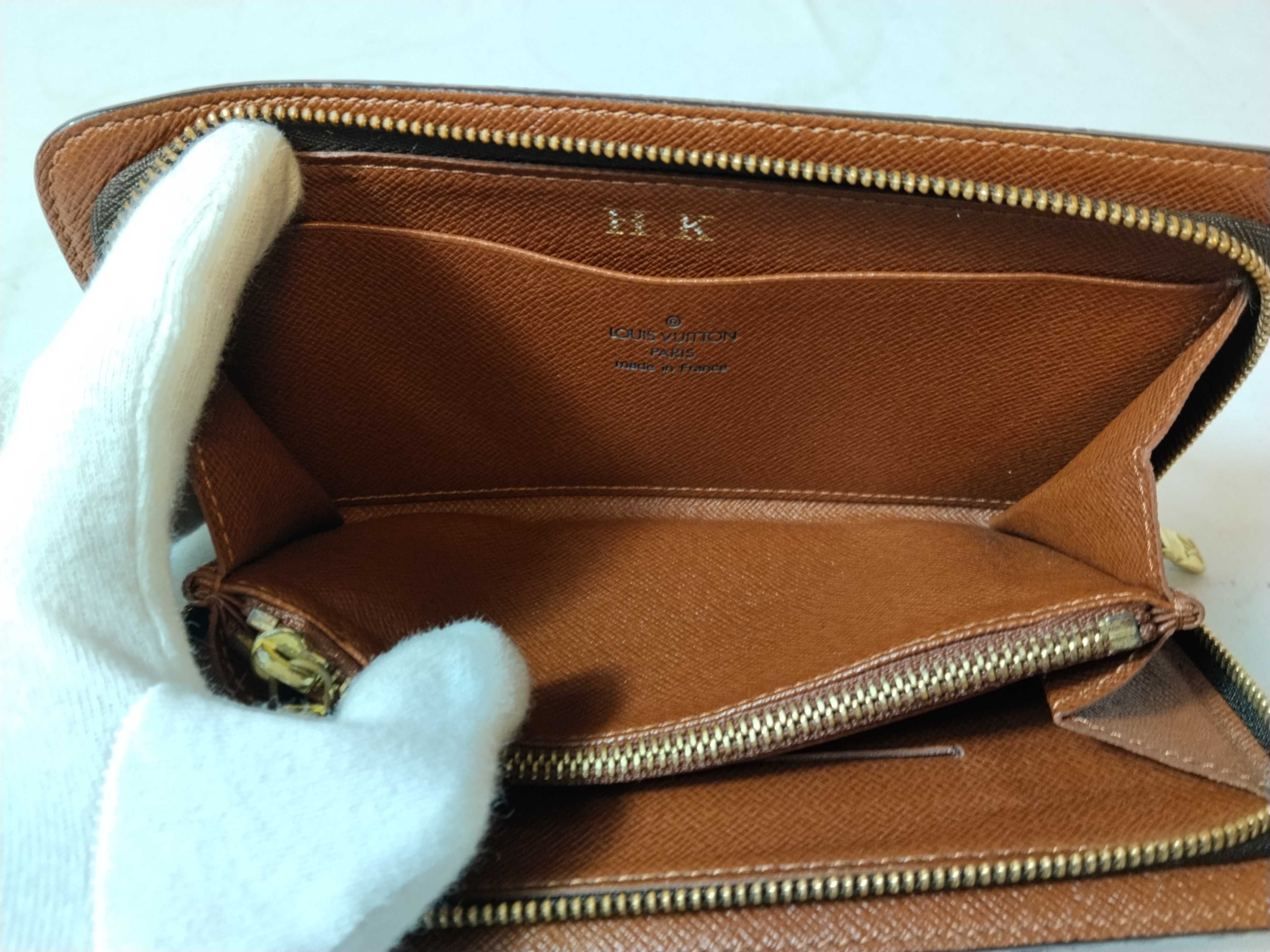 Monogram Portemonnaie Zip Wallet M61727 Initial — view 12