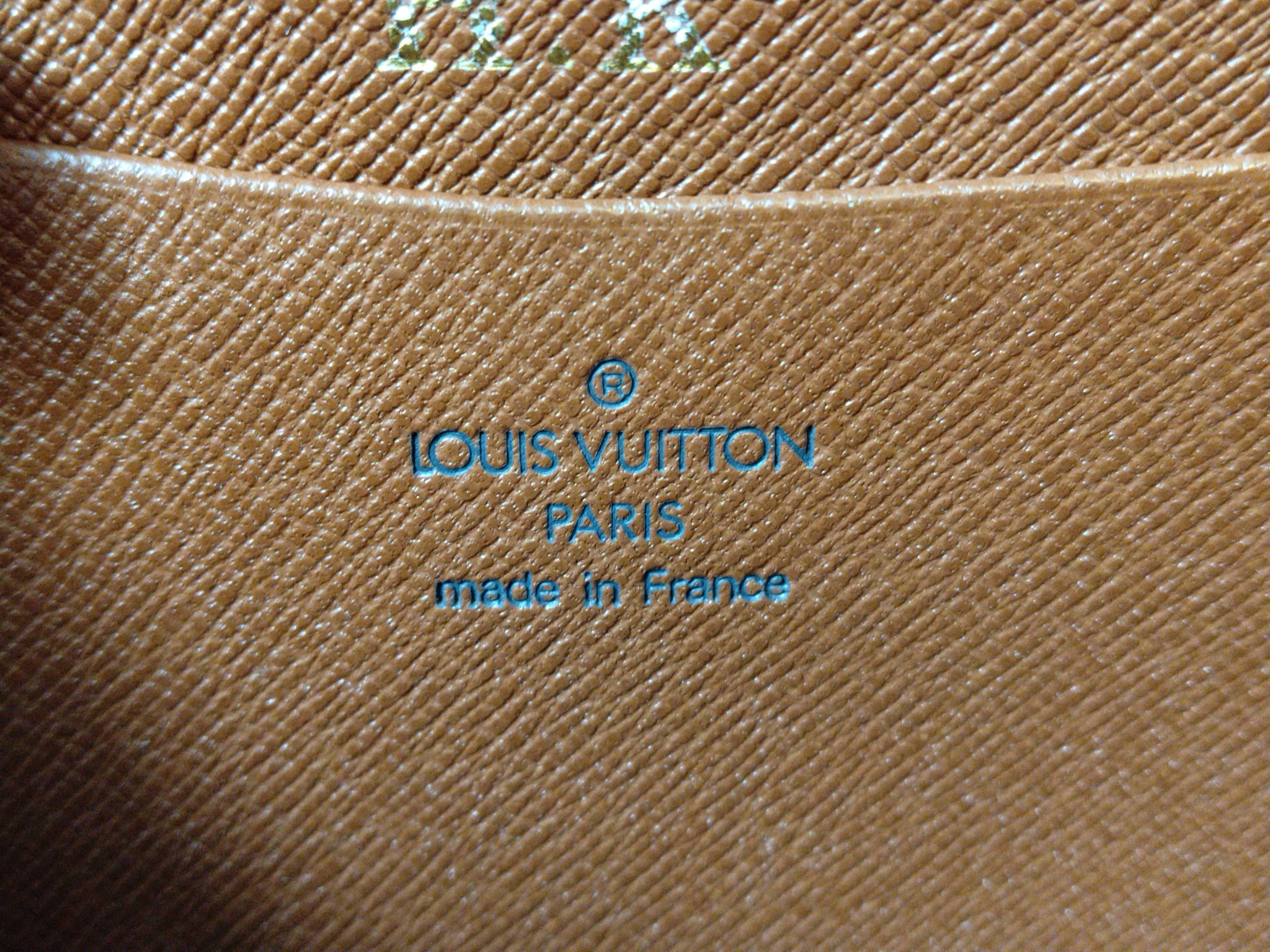 Monogram Portemonnaie Zip Wallet M61727 Initial — view 13