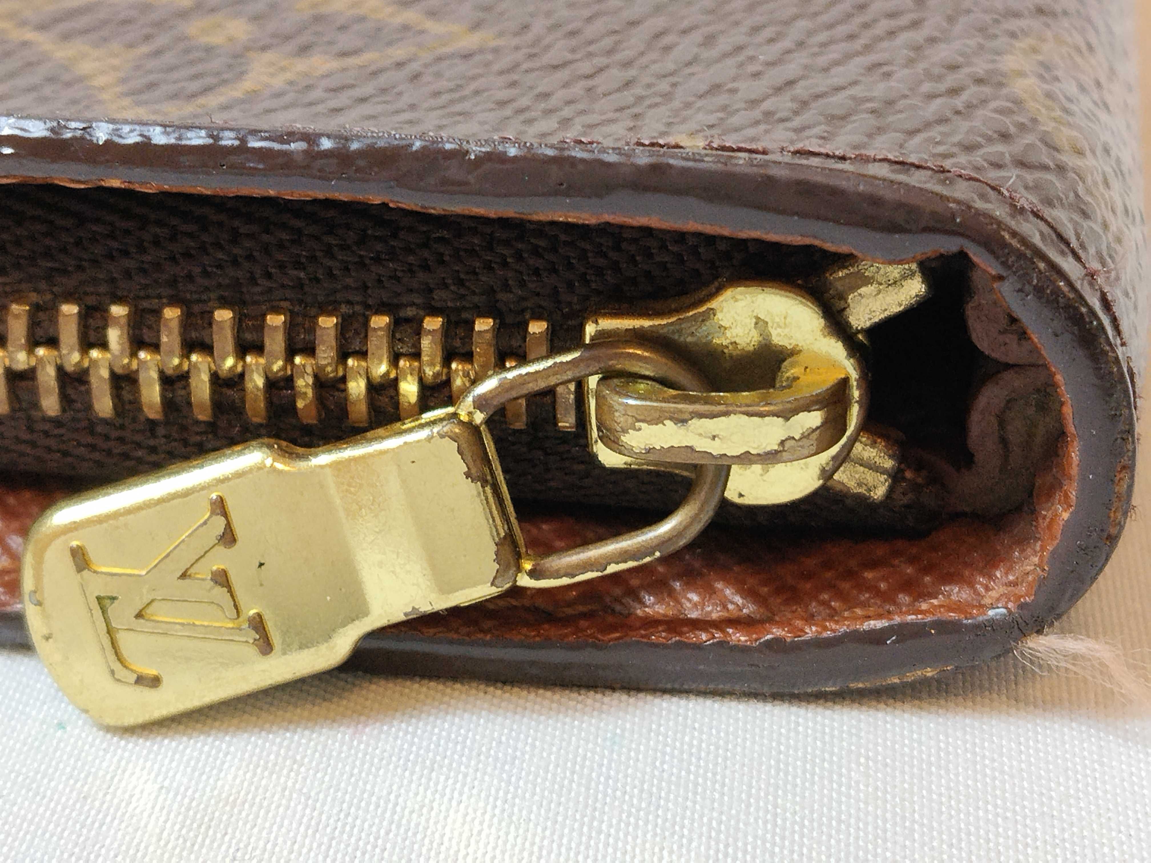 Monogram Portemonnaie Zip Wallet M61727 Initial — view 7