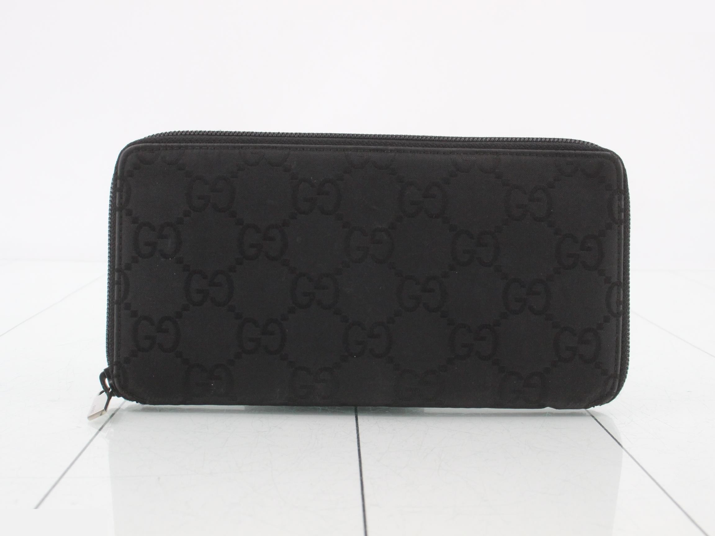 GG Nylon Long Wallet