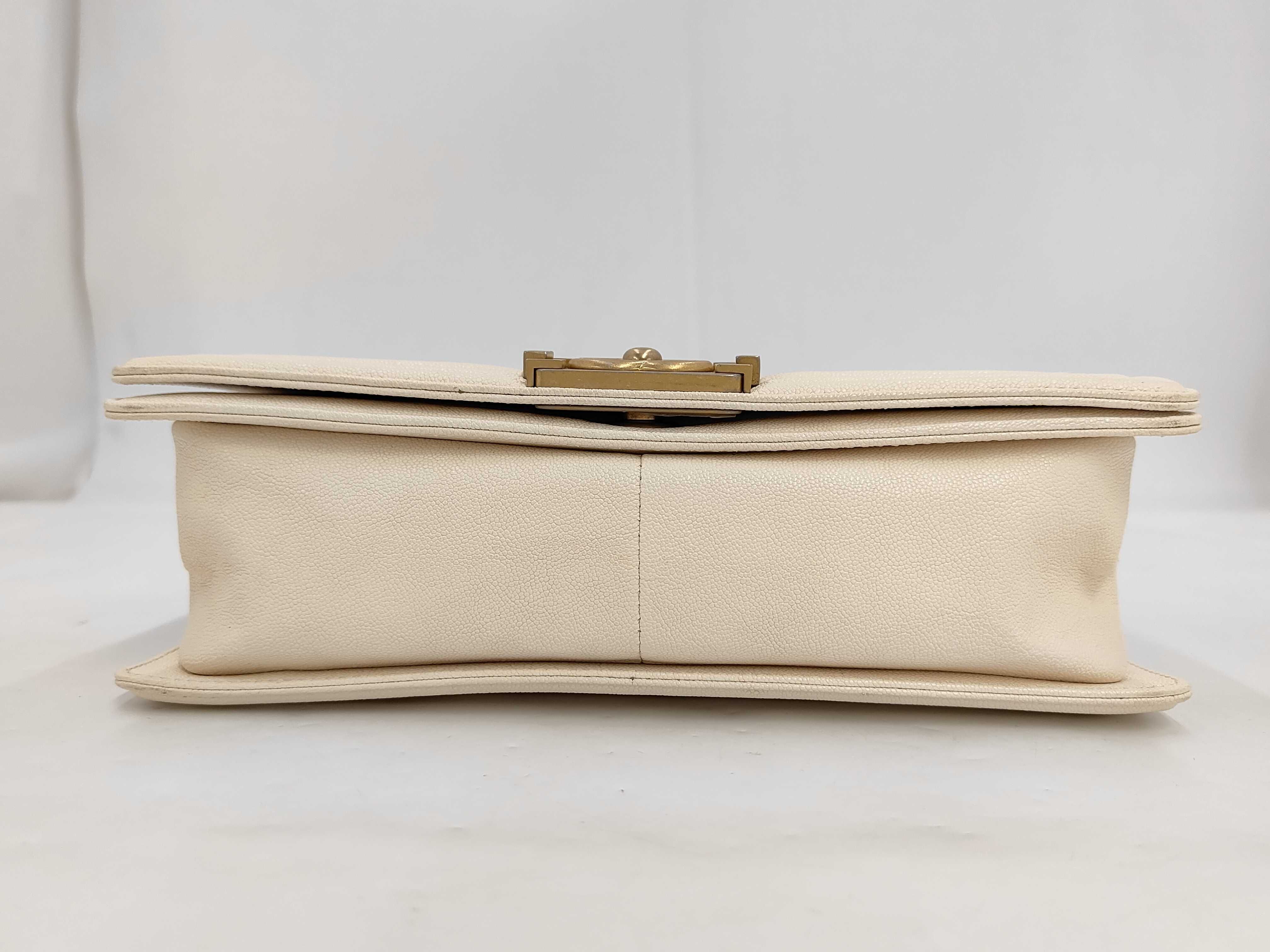 Le Boy Medium White Quilted Shoulder Bag — view 3