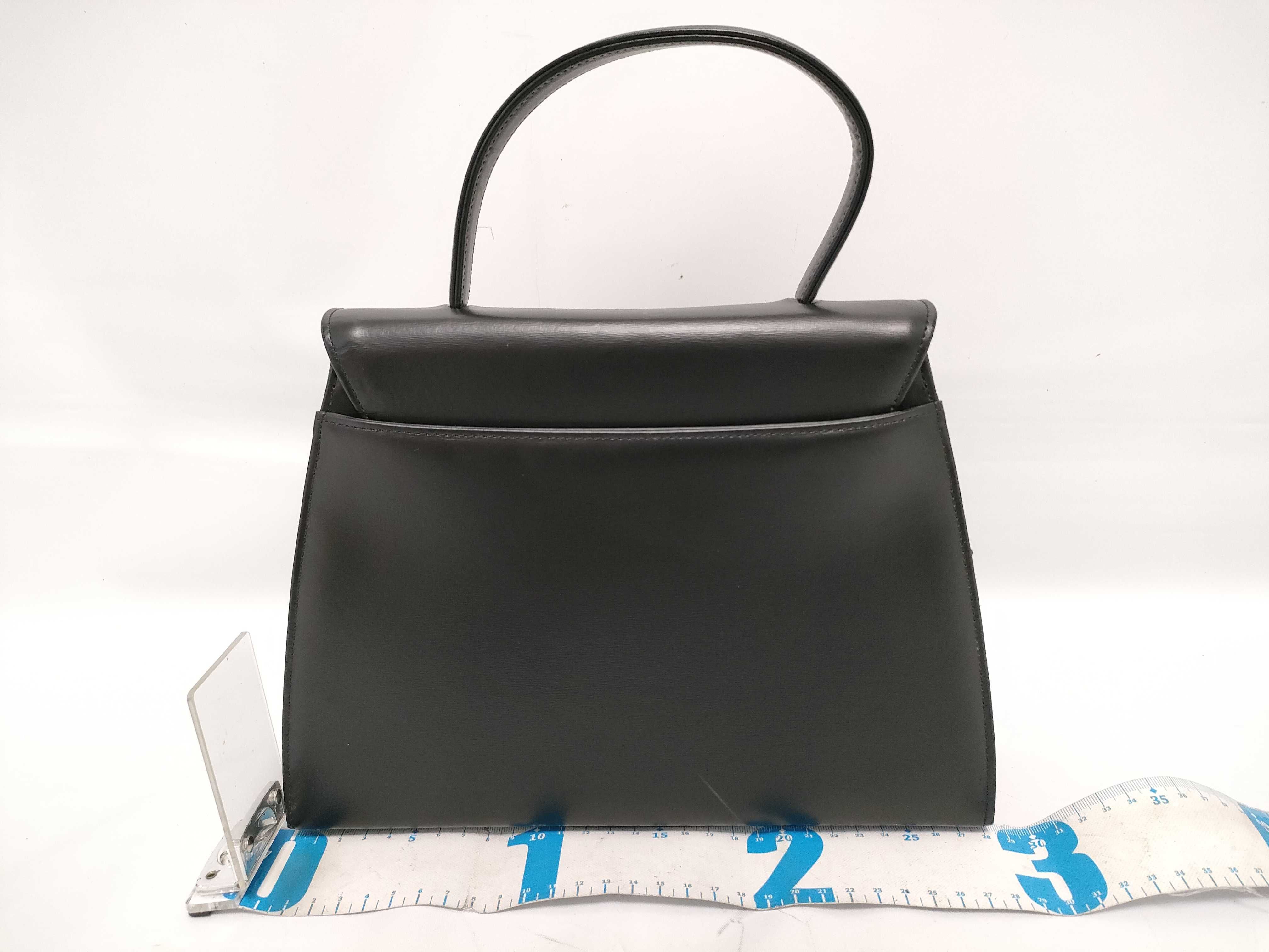 2-Way Bag, Black Leather Handbag — view 2