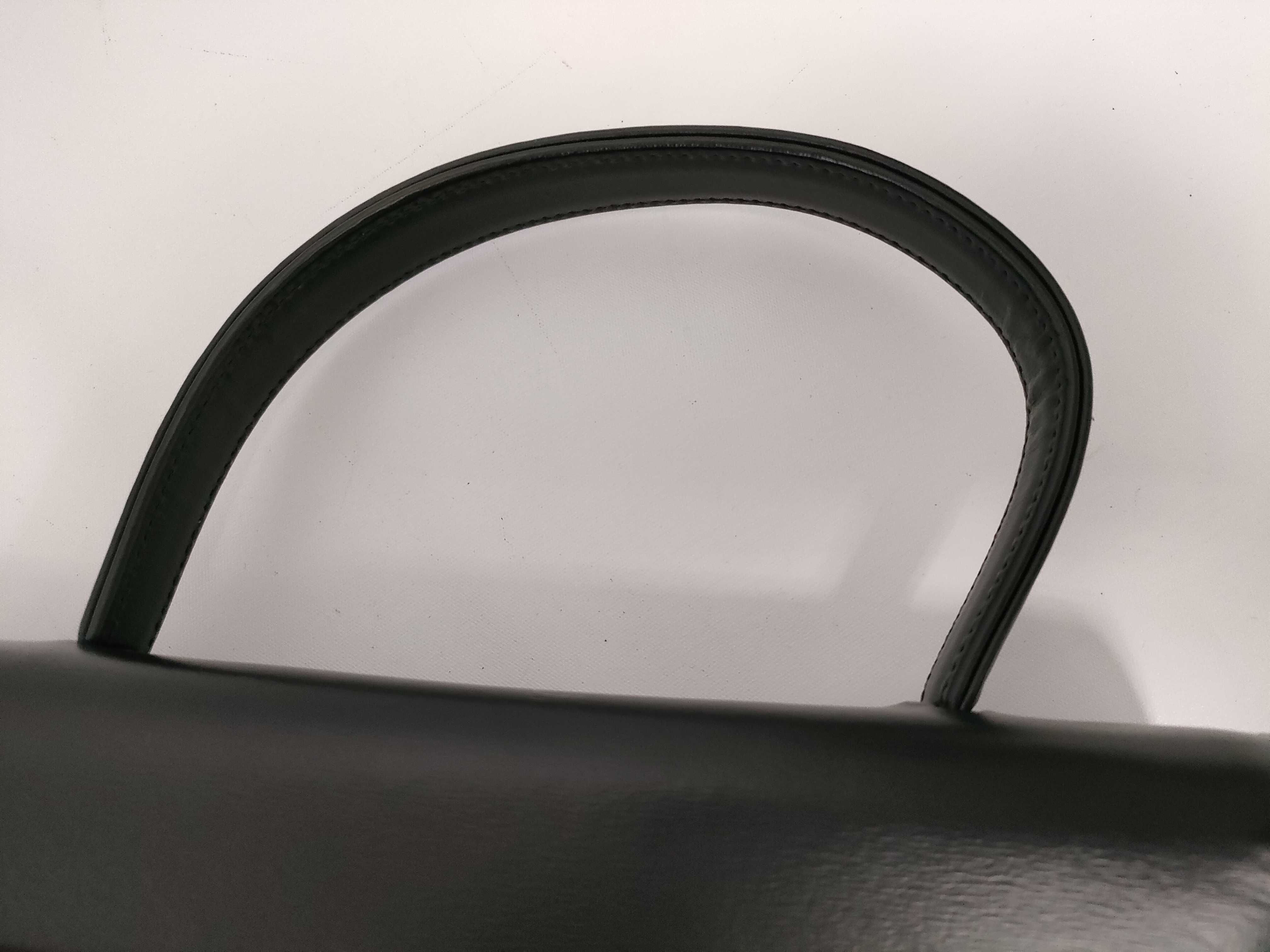 2-Way Bag, Black Leather Handbag — view 3