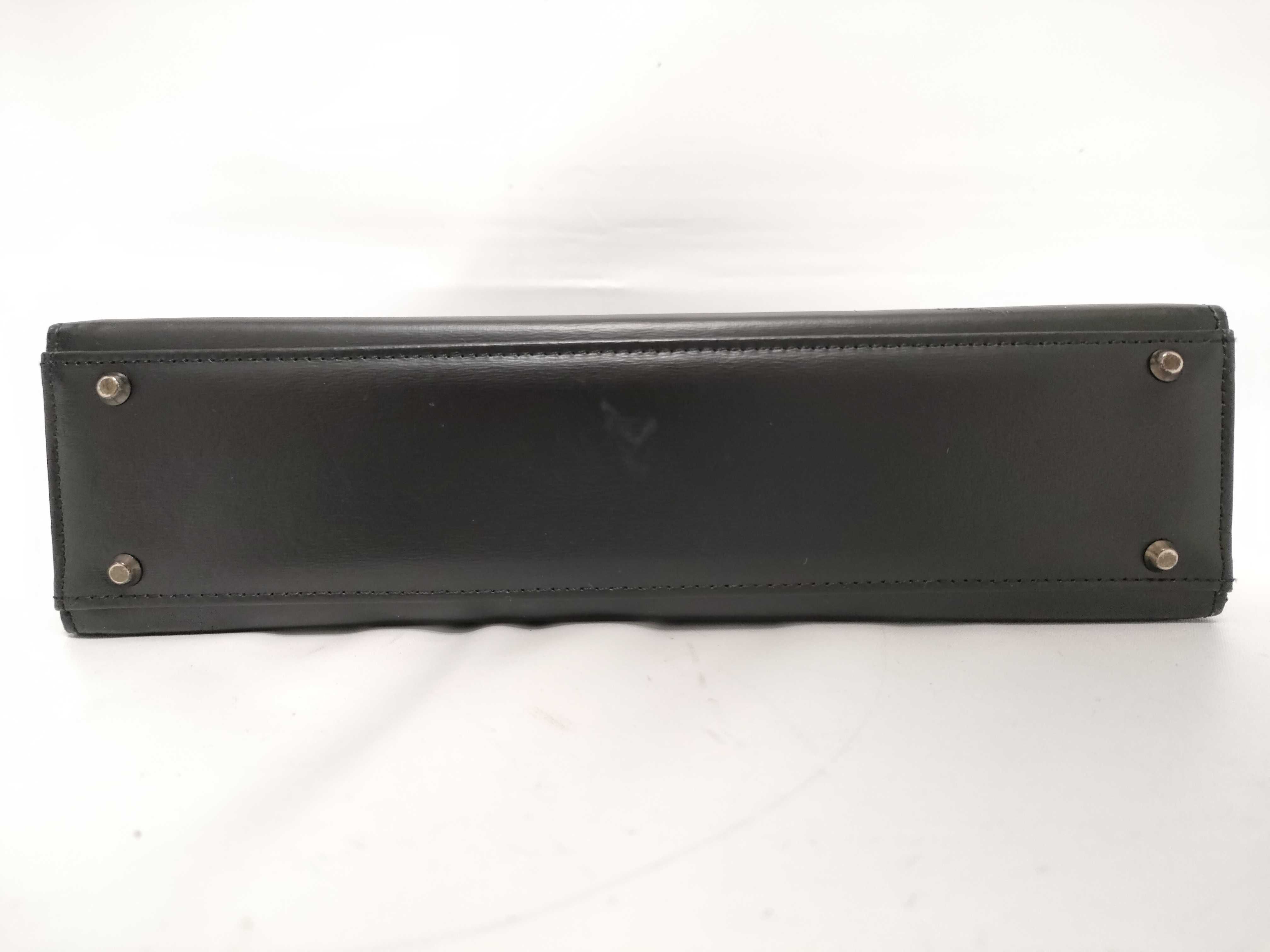 2-Way Bag, Black Leather Handbag — view 6