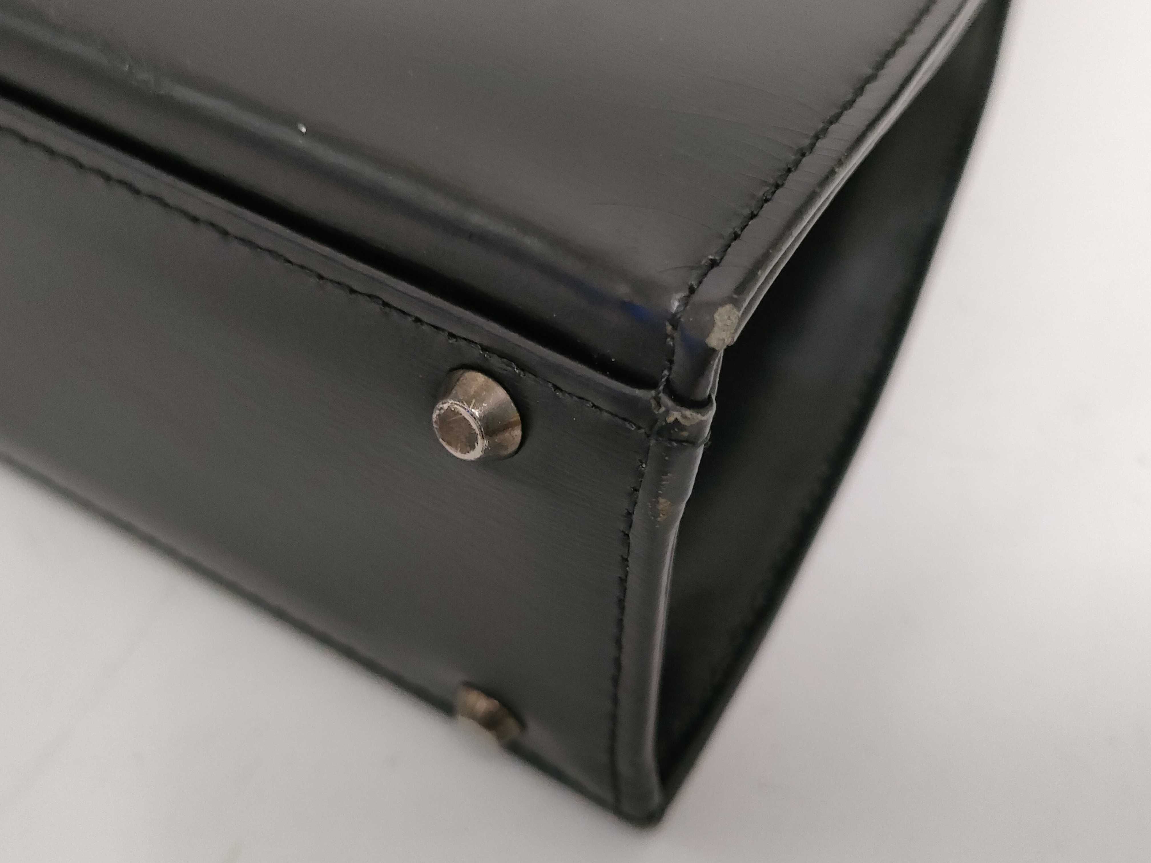 2-Way Bag, Black Leather Handbag — view 7