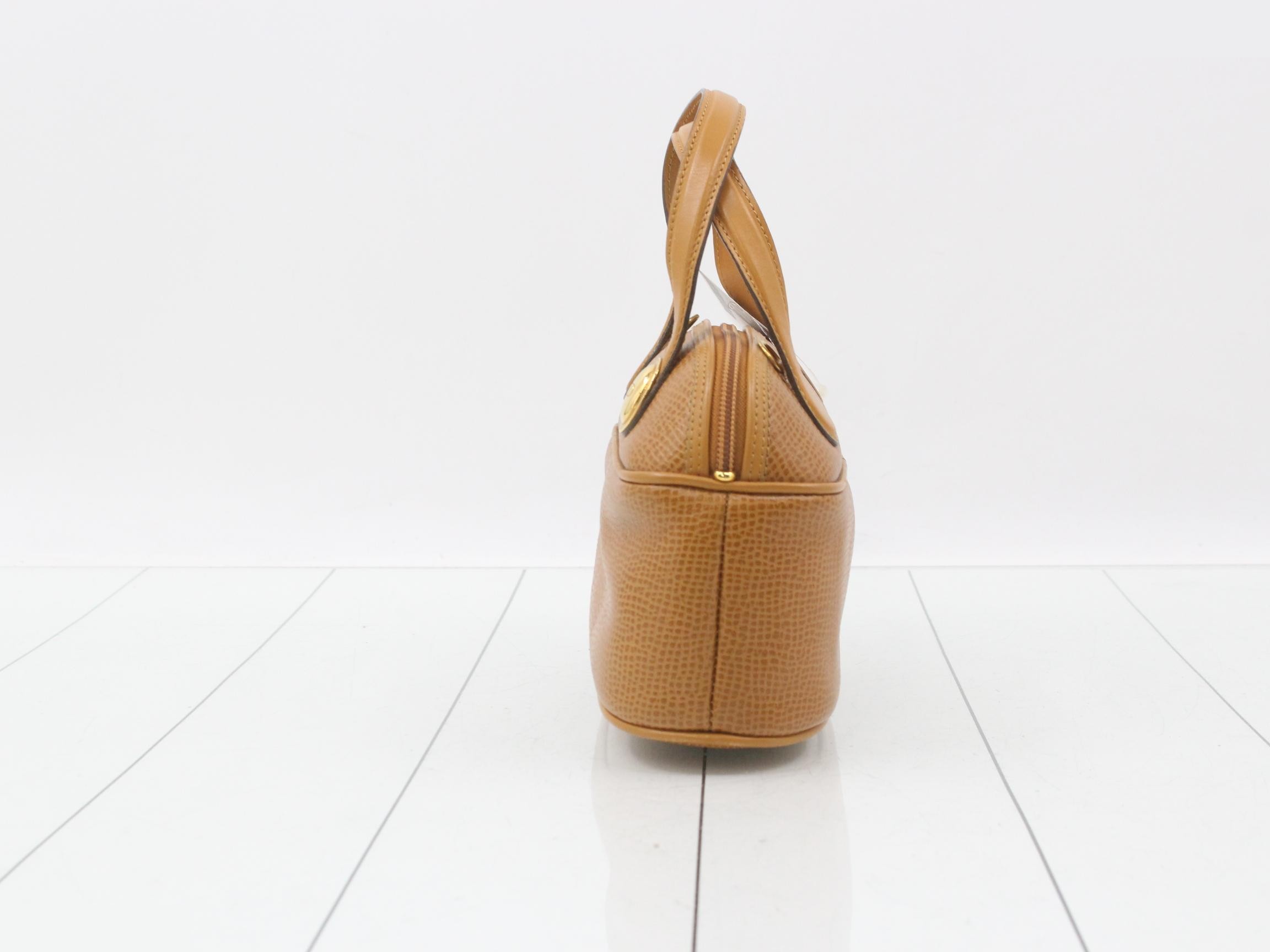 Handbag with oval logo — view 3