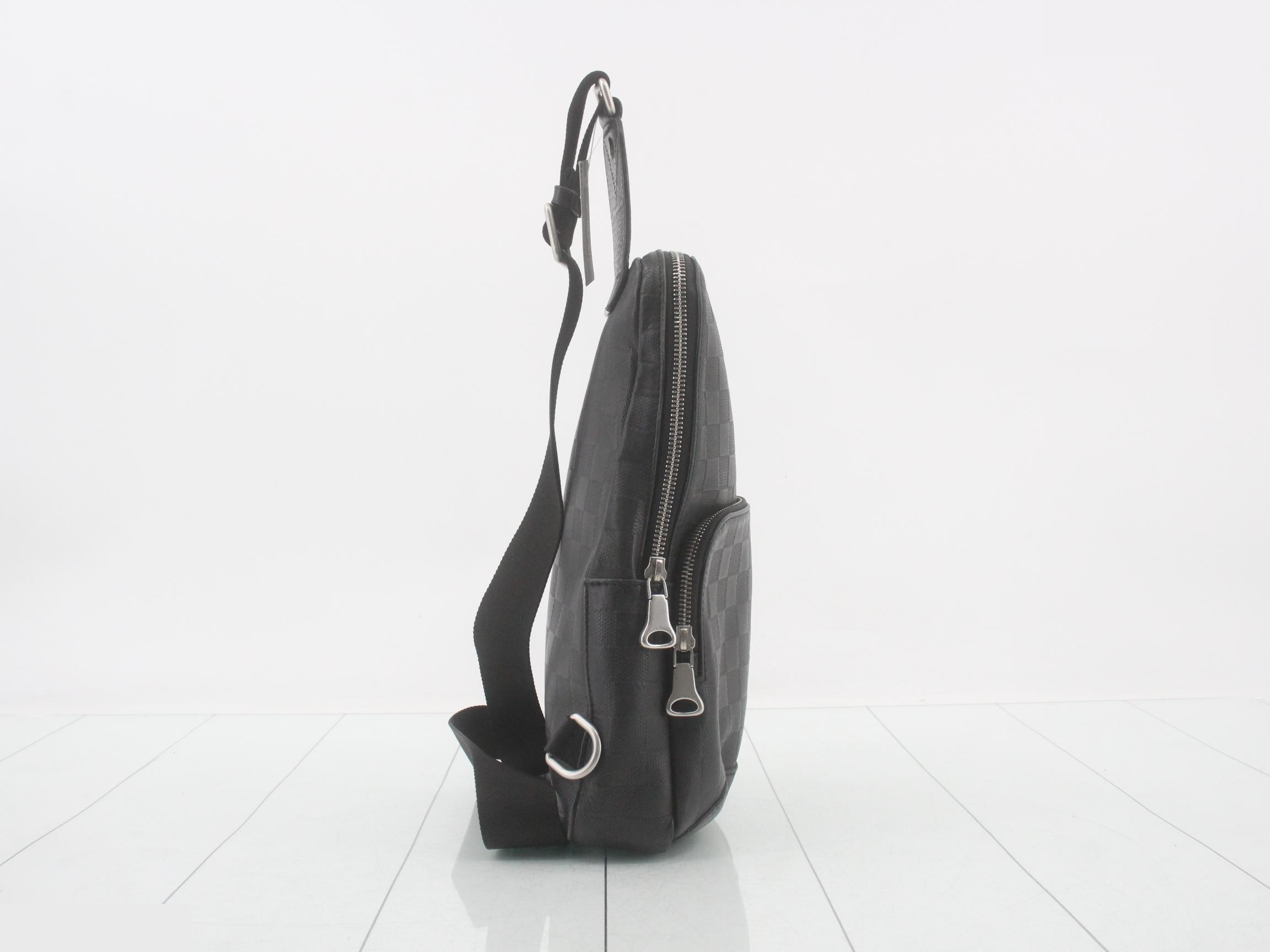 Damier Infini Avenue Sling Bag (Waist Bag) — view 4
