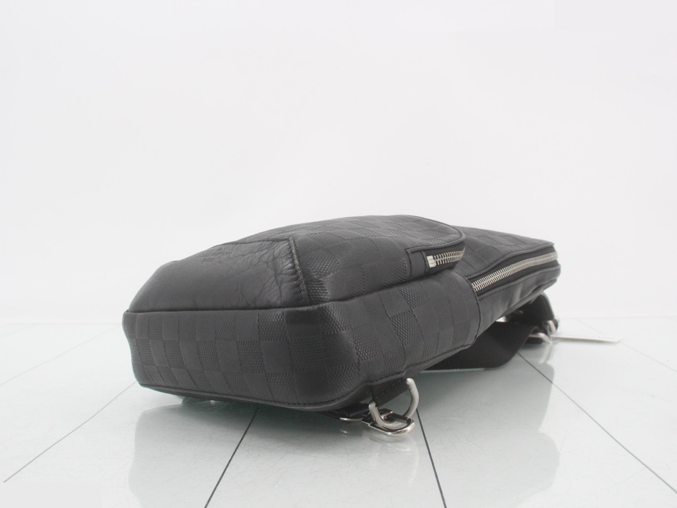 Damier Infini Avenue Sling Bag (Waist Bag) — view 6