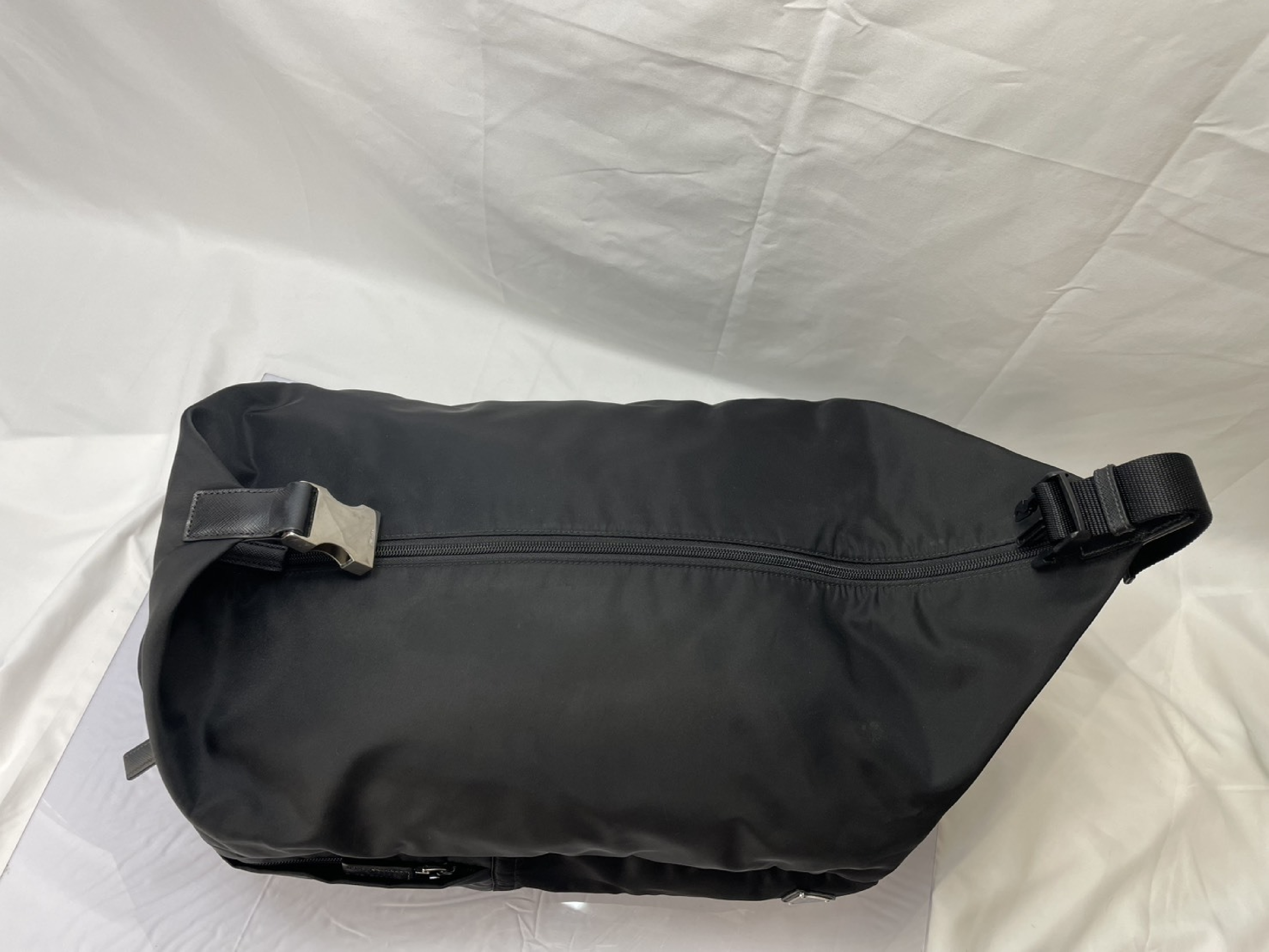 Backpack, Prada Saffiano Leather, VZ0063 Black, 2VZ028 Backpack — view 12