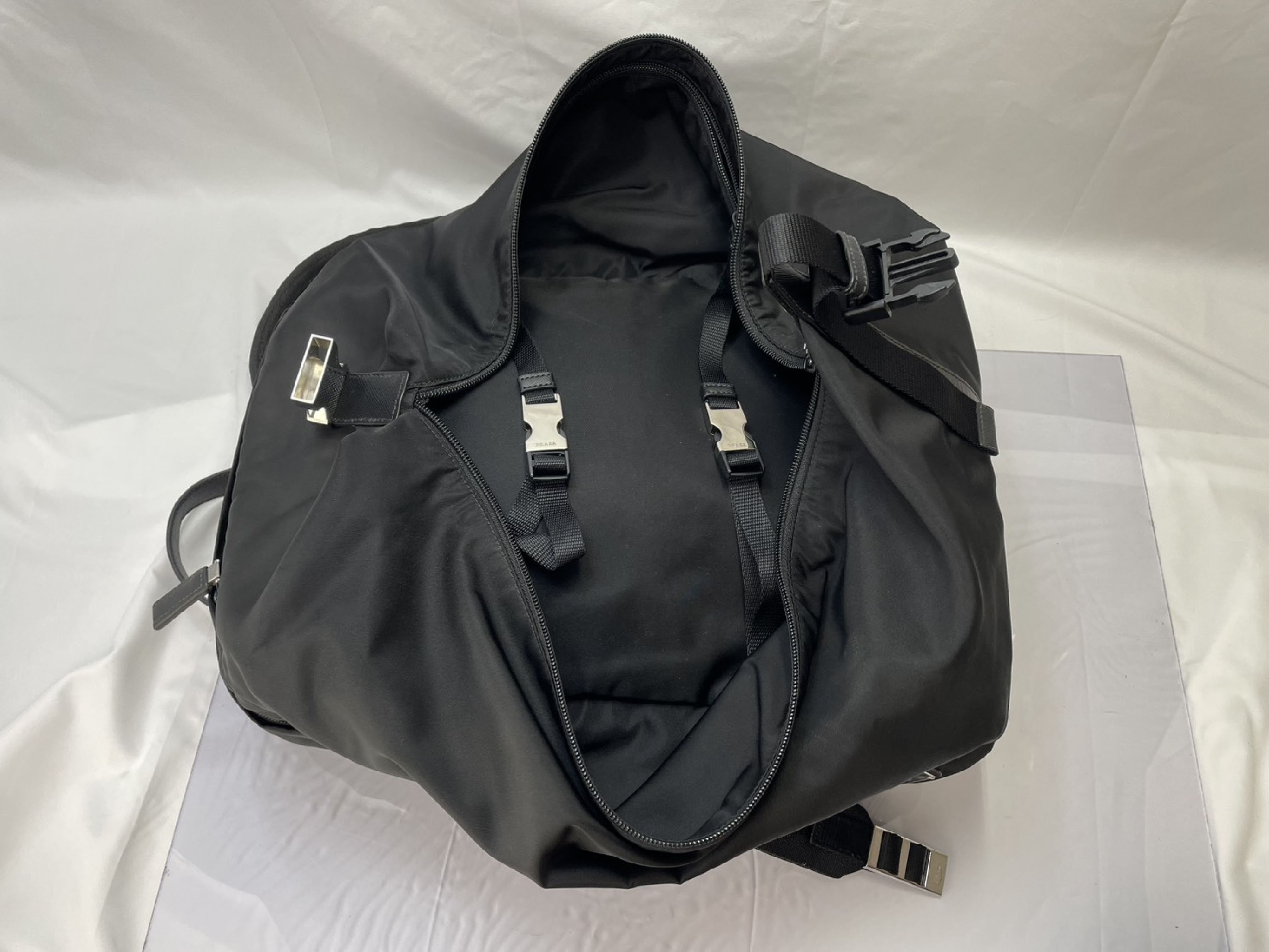 Backpack, Prada Saffiano Leather, VZ0063 Black, 2VZ028 Backpack — view 13