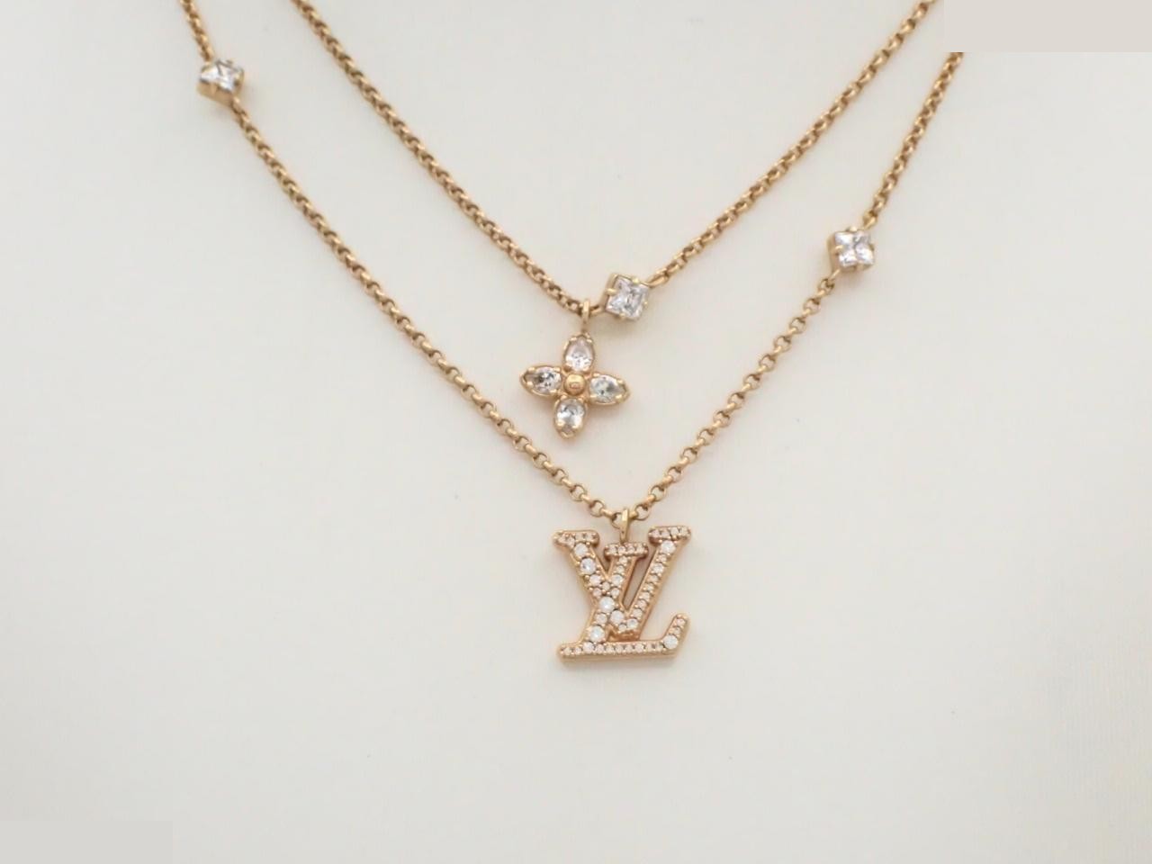 Necklace, Lady LV, chain approximately 40cm