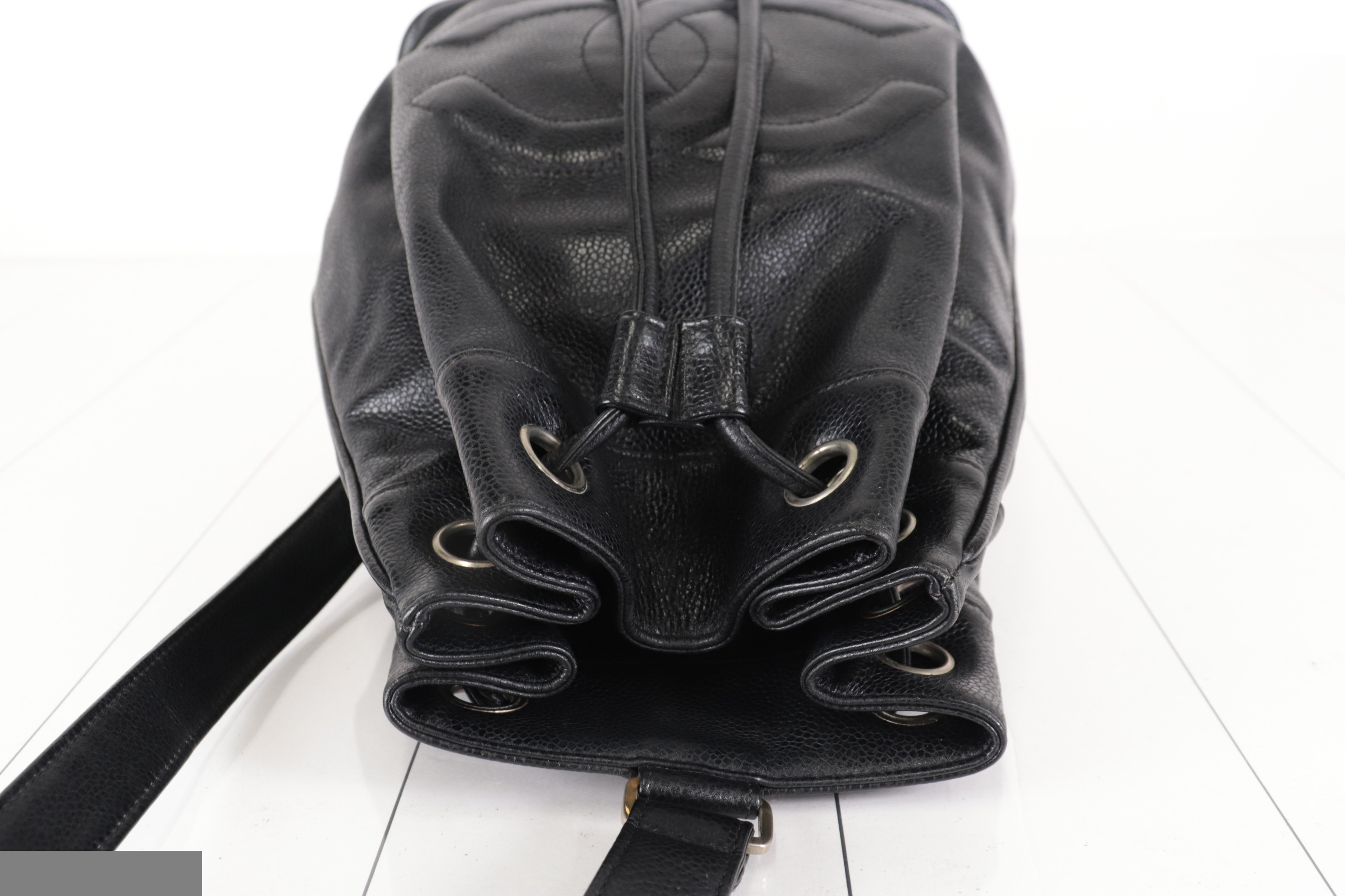Coco Mark Caviar Drawstring Shoulder Bag, Unit 1 — view 4