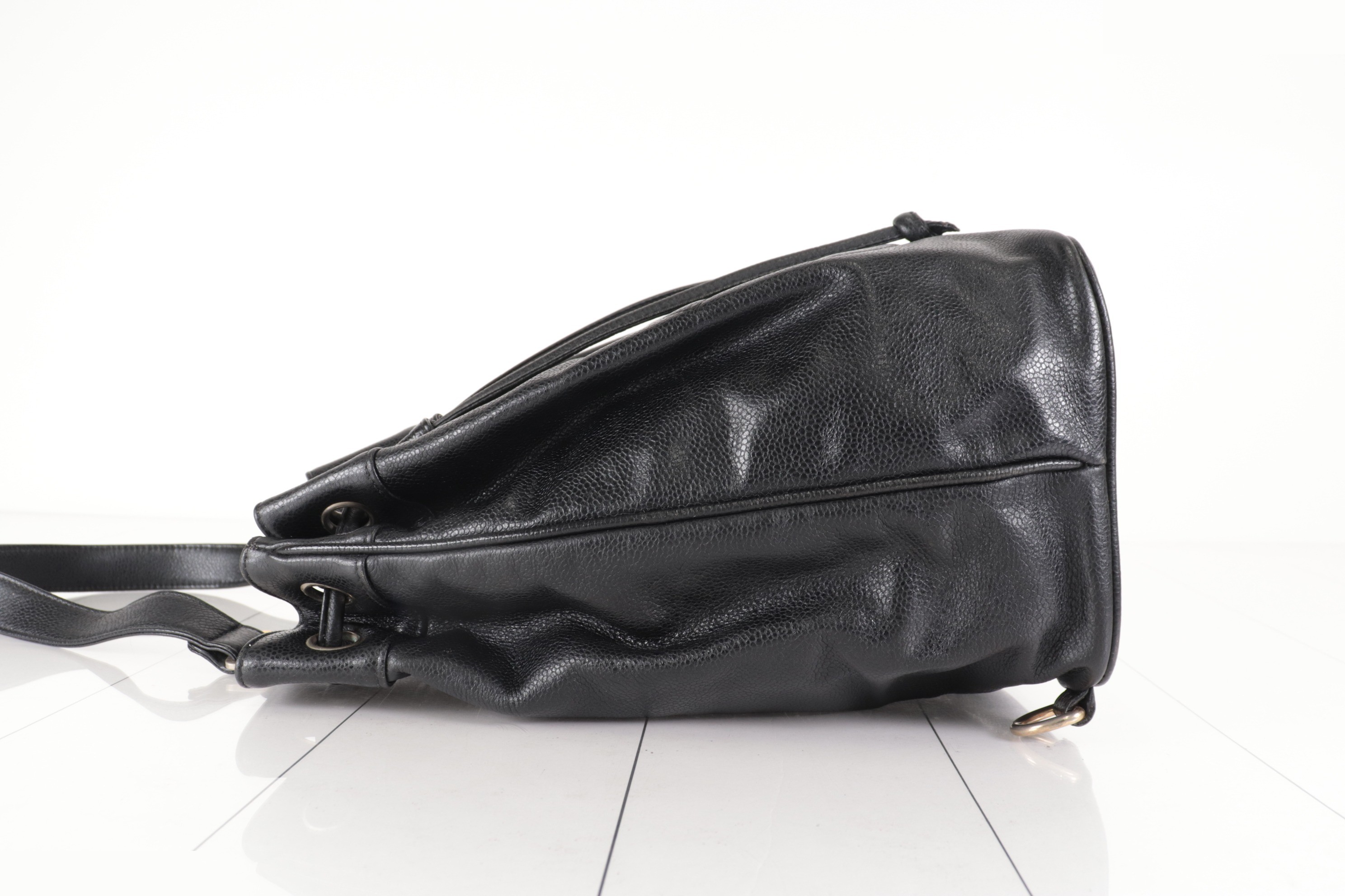 Coco Mark Caviar Drawstring Shoulder Bag, Unit 1 — view 5
