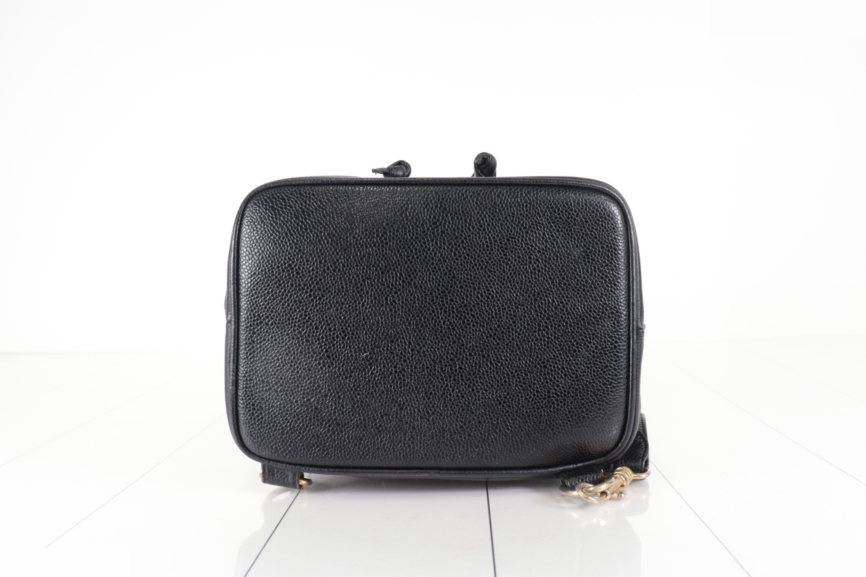 Coco Mark Caviar Drawstring Shoulder Bag, Unit 1 — view 7