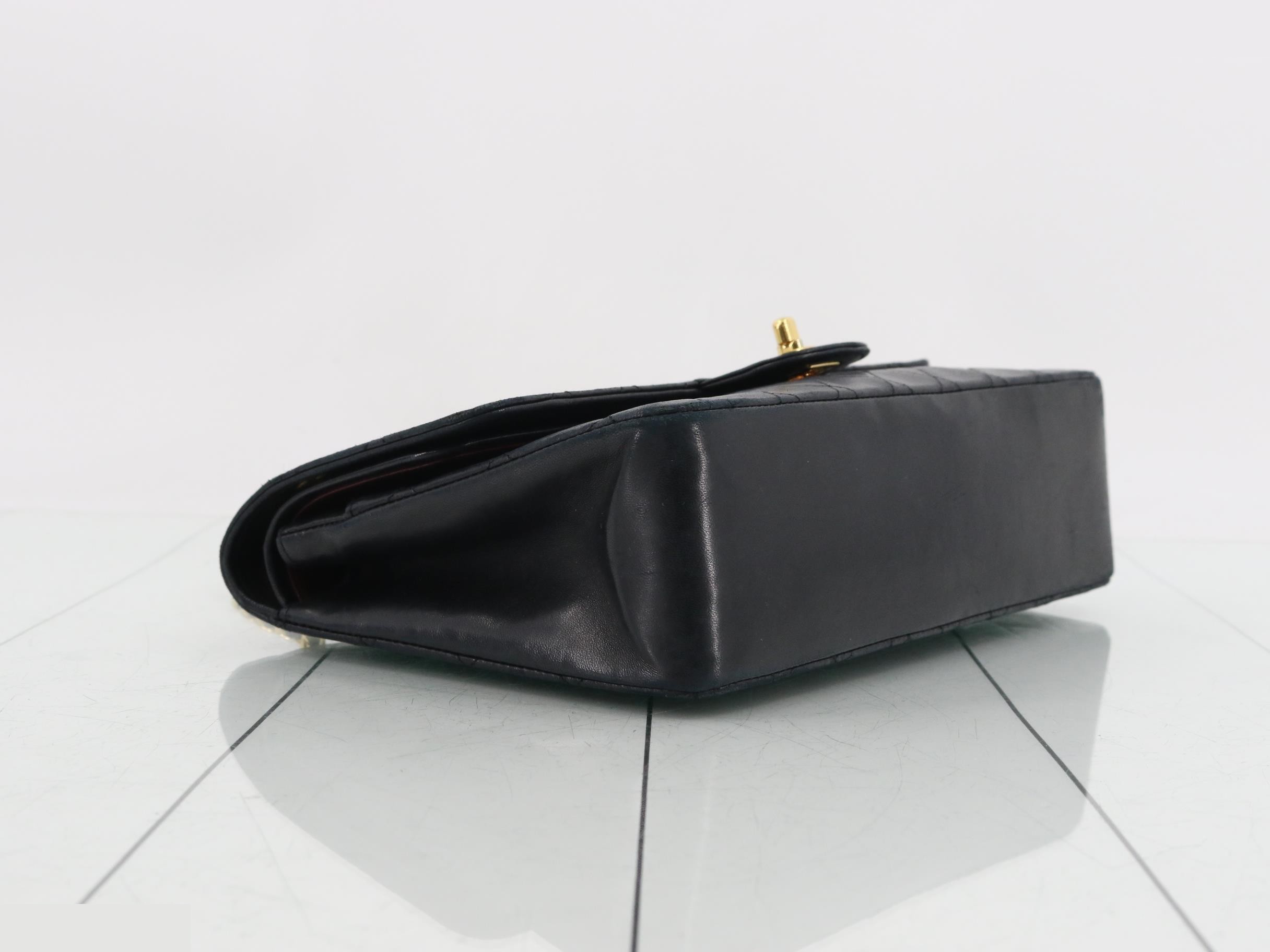 Double flap matelassé shoulder bag A01112 — view 5