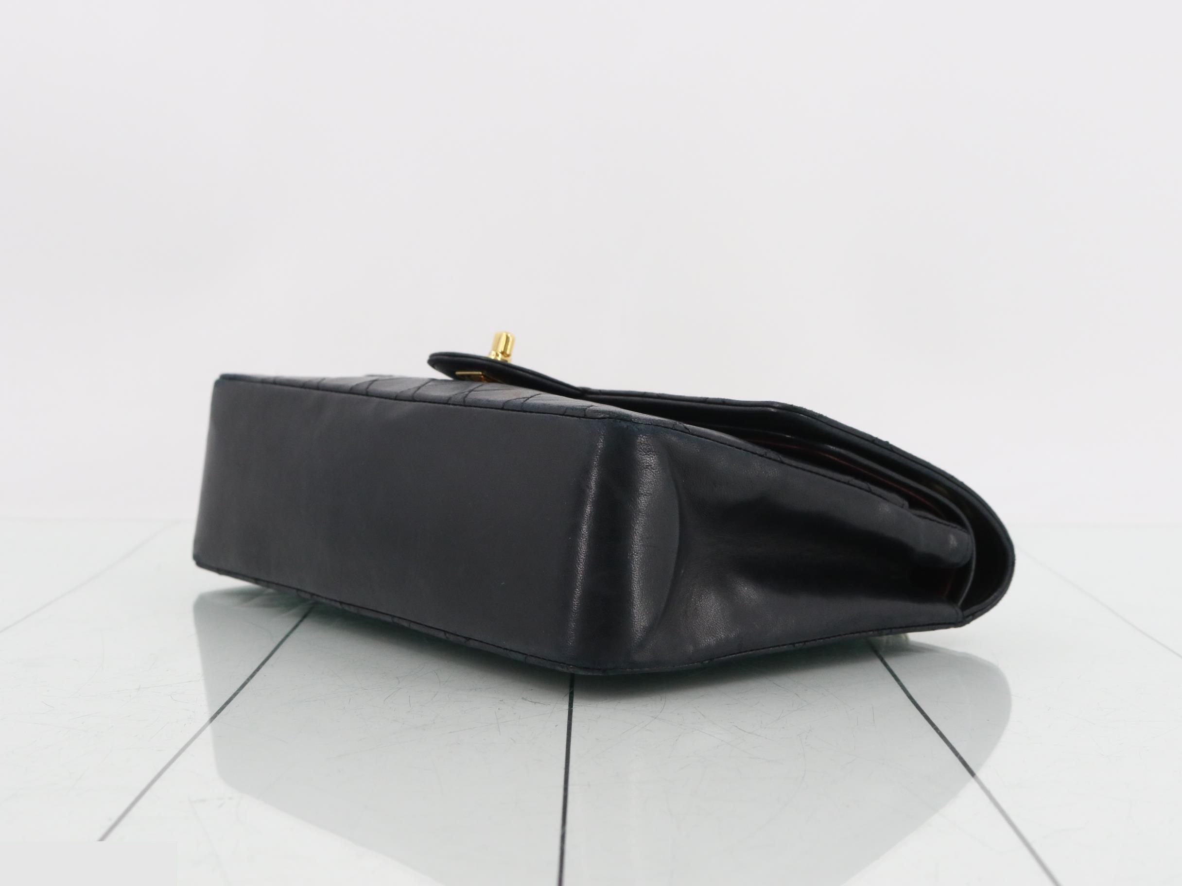 Double flap matelassé shoulder bag A01112 — view 6