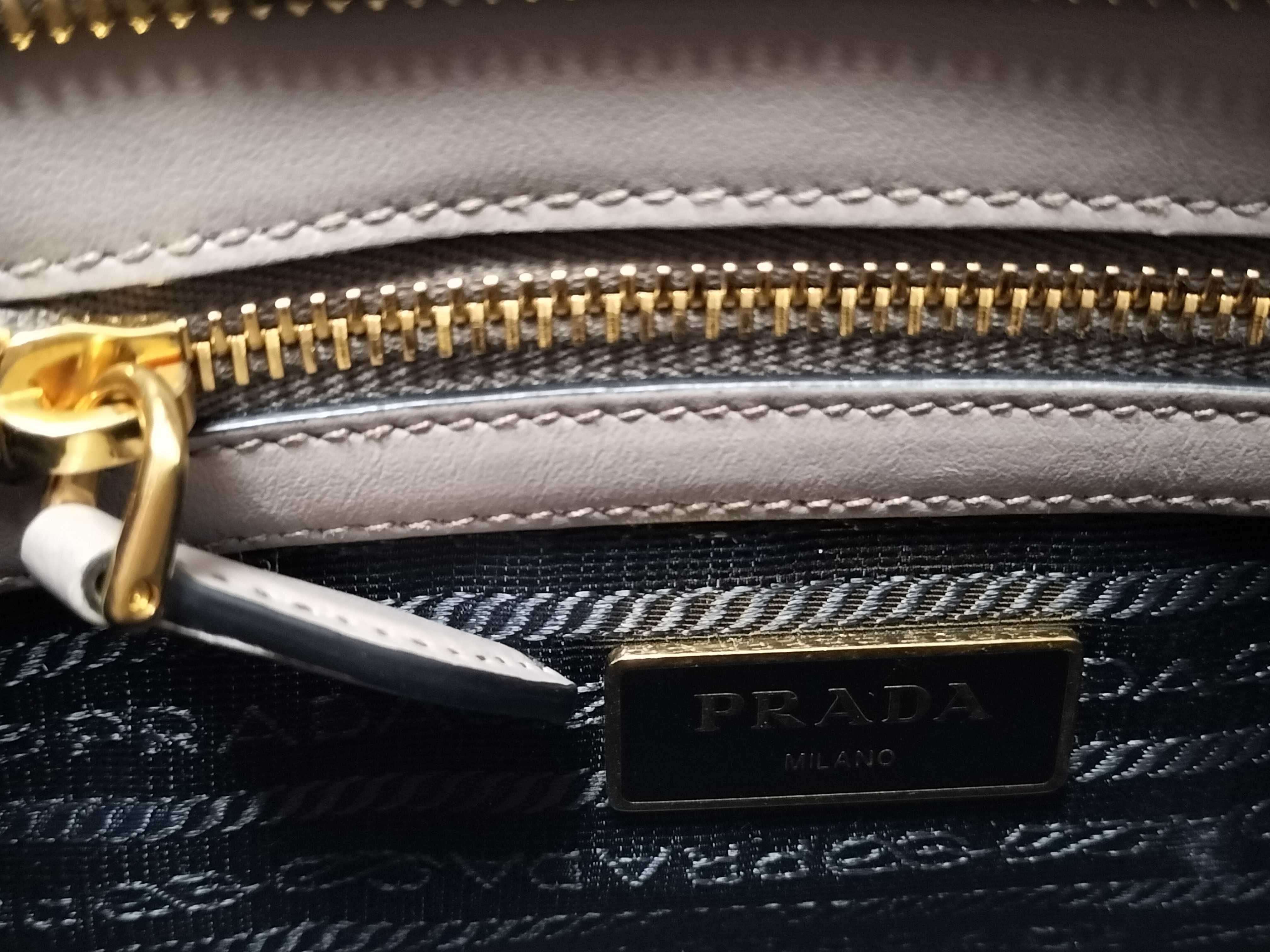 1BA164 Current Model Saffiano Leather Handbag — view 12