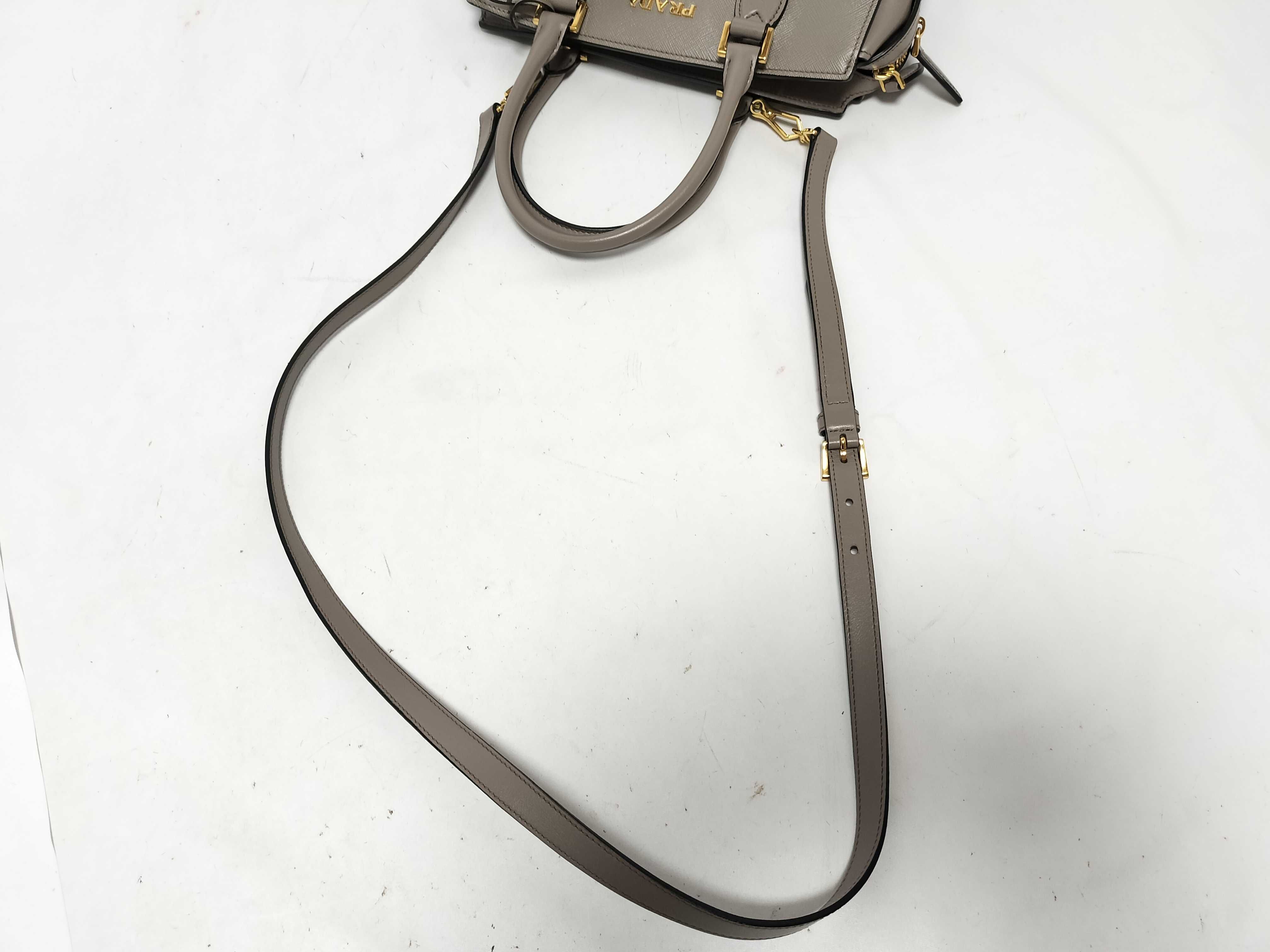1BA164 Current Model Saffiano Leather Handbag — view 3