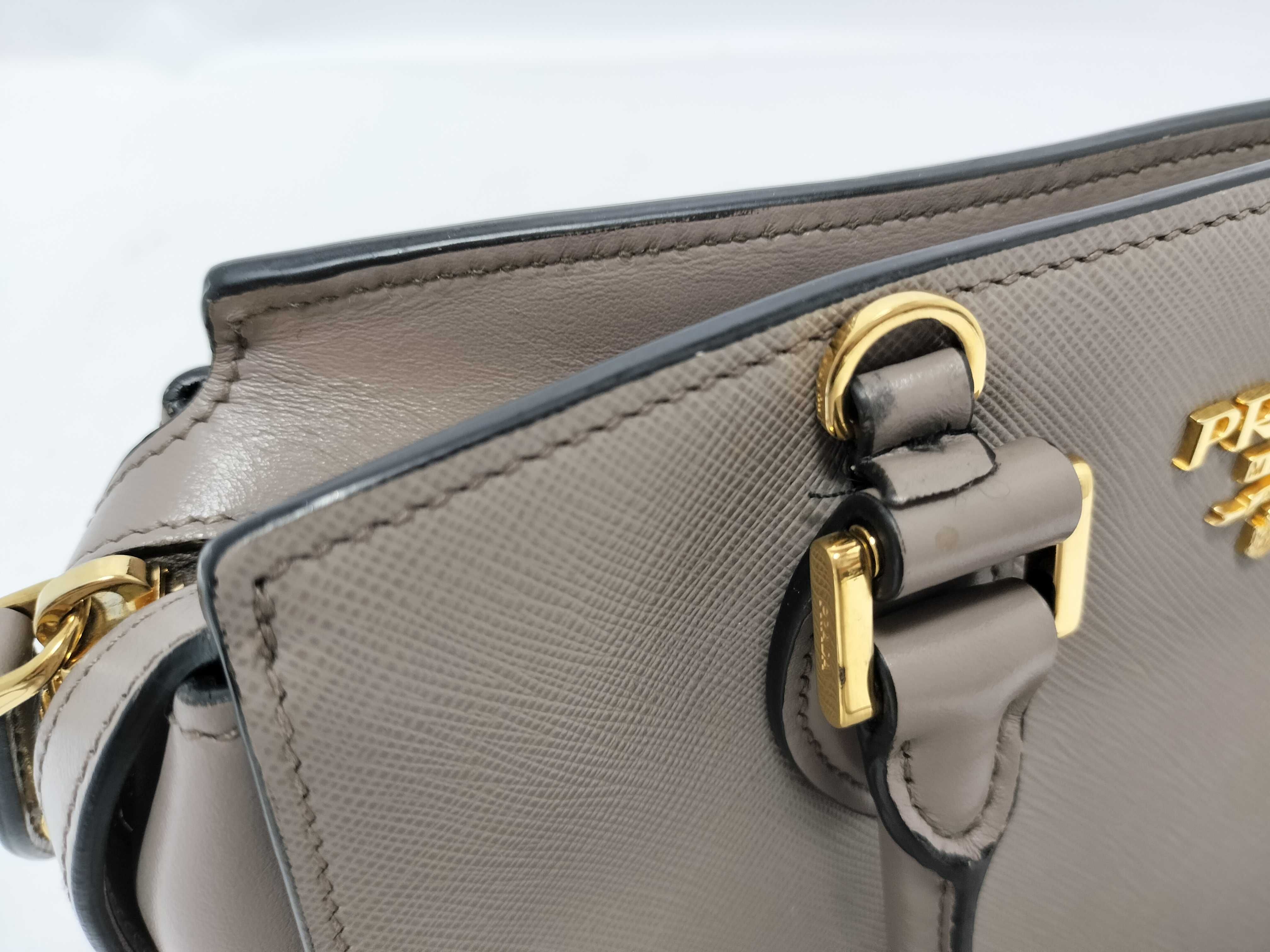1BA164 Current Model Saffiano Leather Handbag — view 6