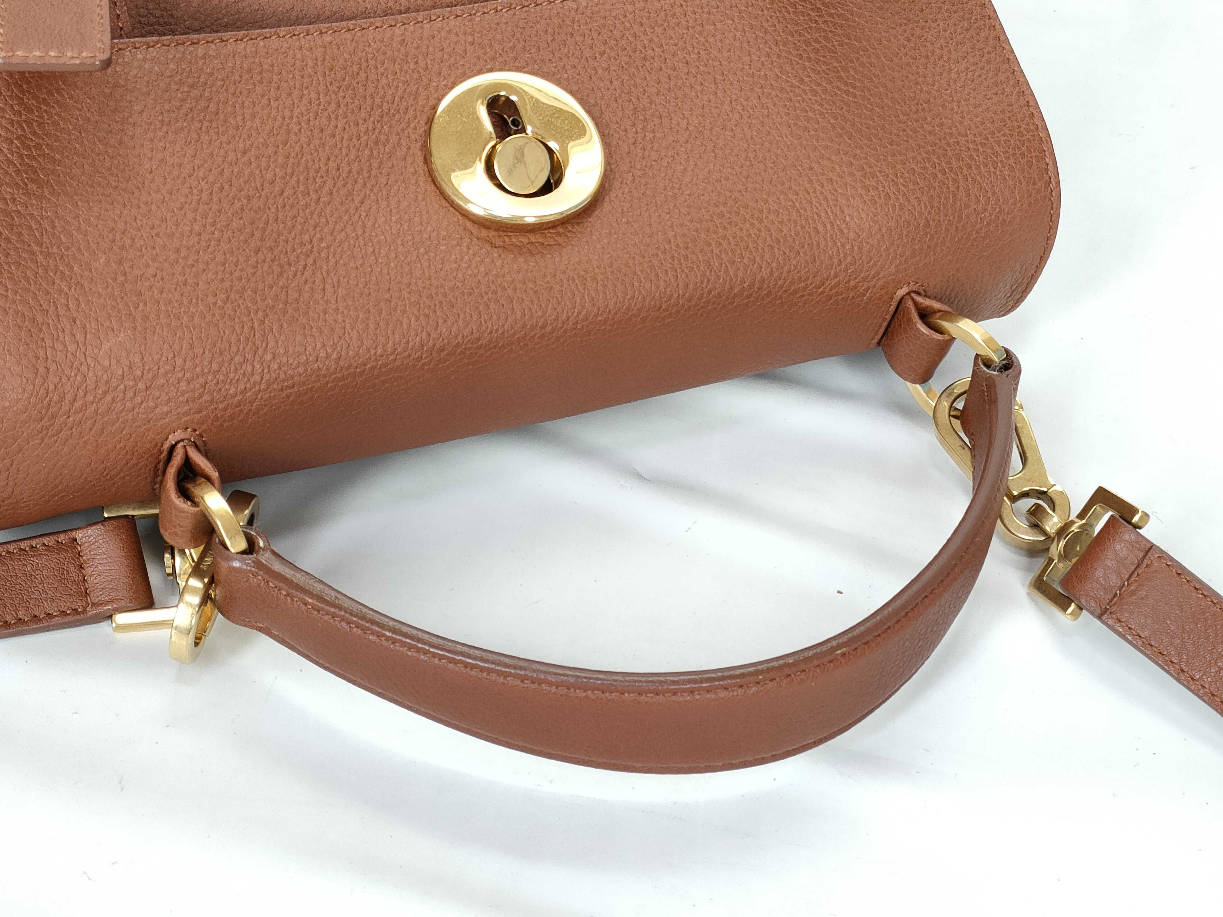 313499 Muse Two 2-Way Bag Leather Strap Handbag — view 3