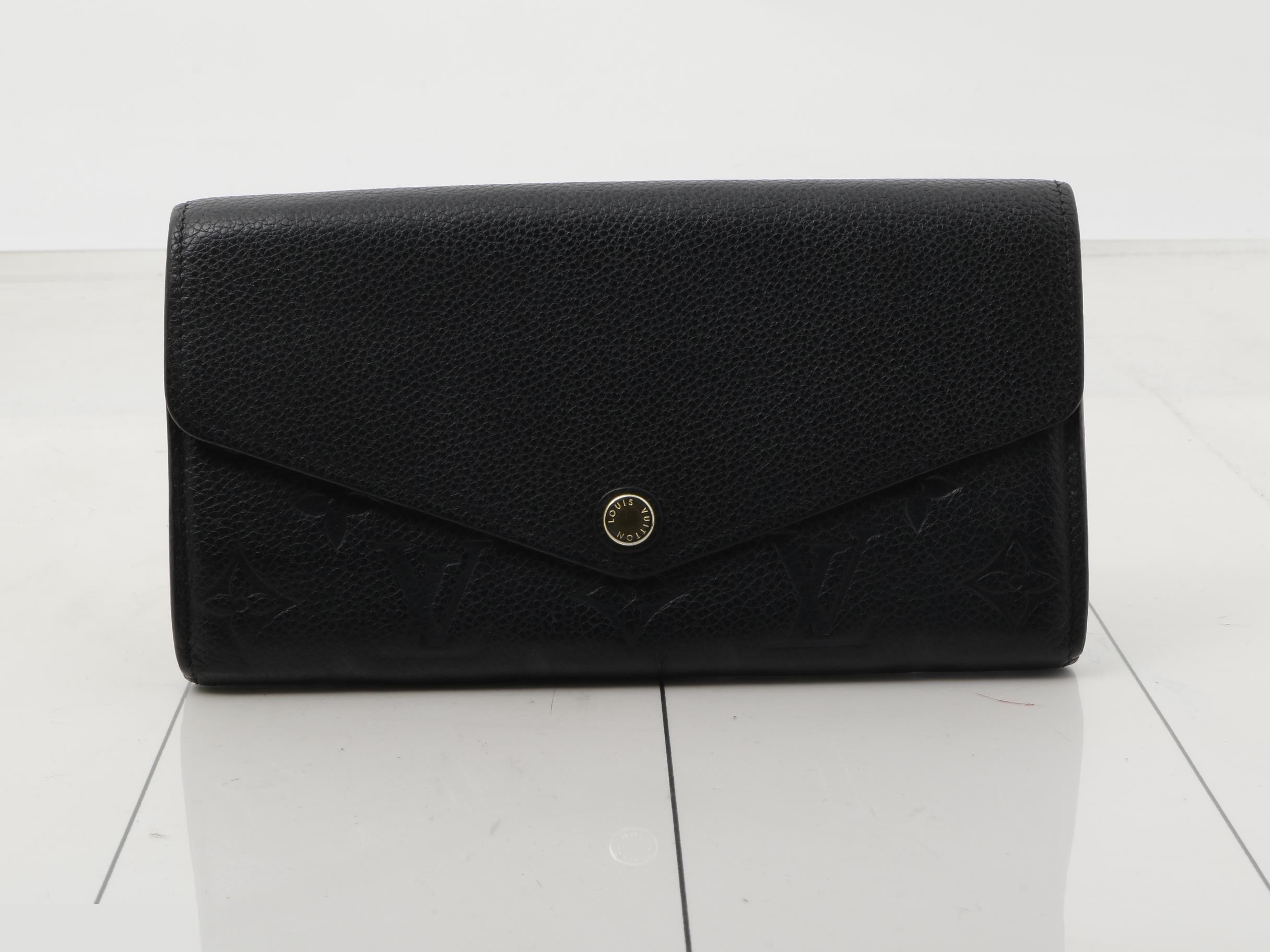 Monogram Empreinte Portefeuille Sarah Noir
