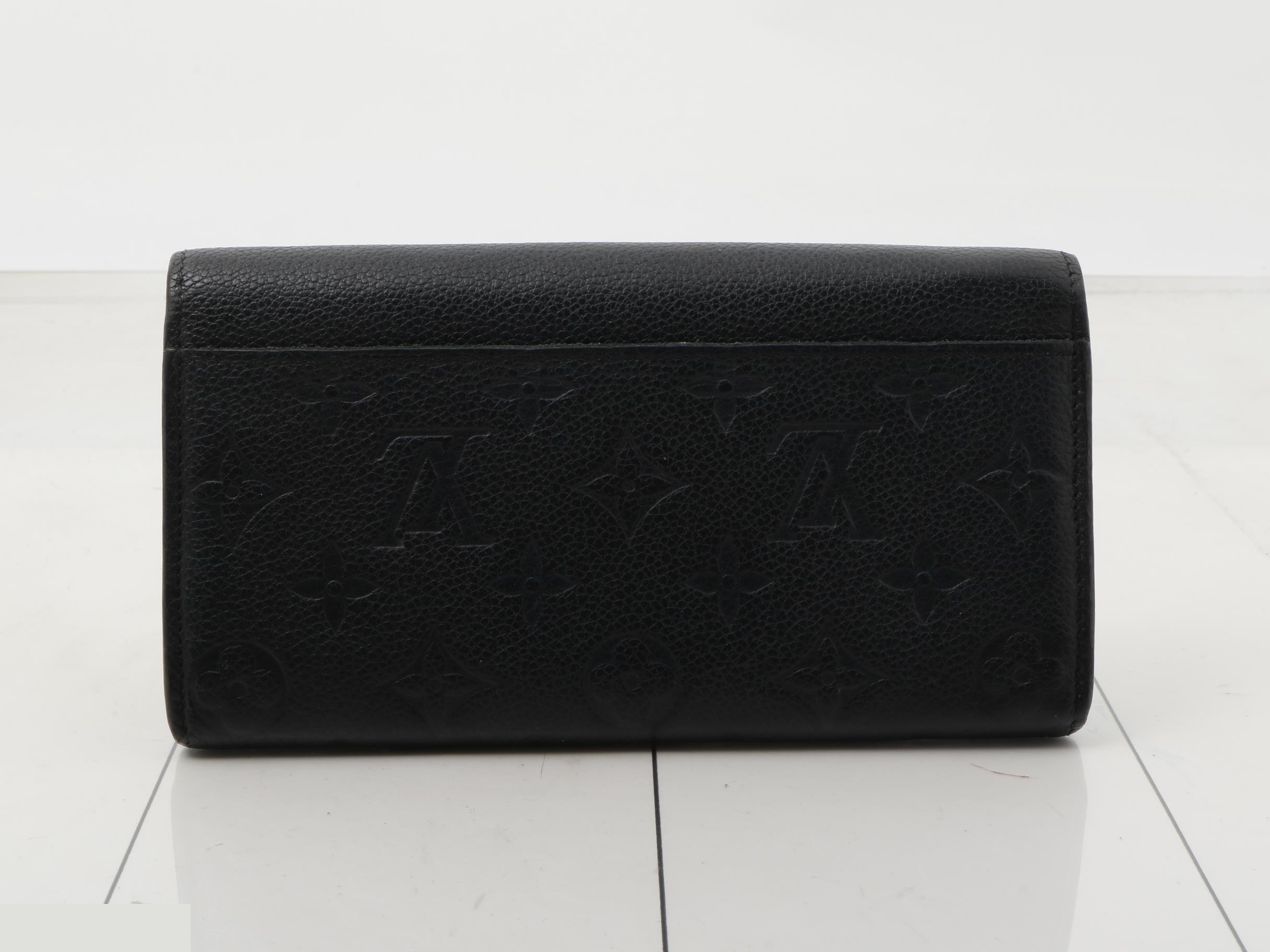 Monogram Empreinte Portefeuille Sarah Noir — view 2