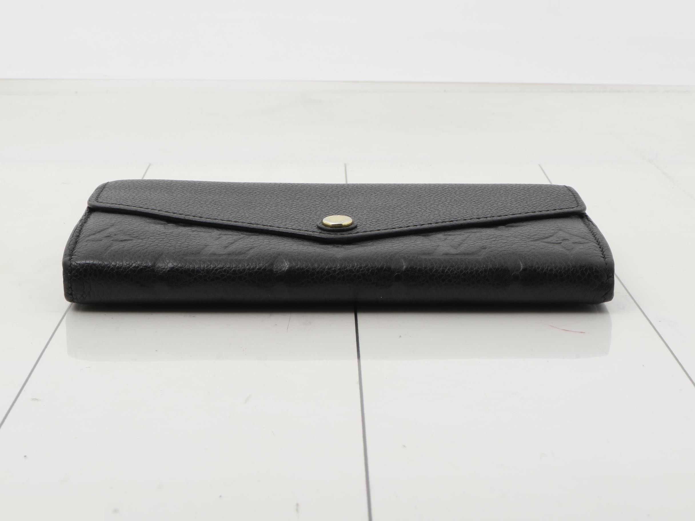 Monogram Empreinte Portefeuille Sarah Noir — view 3