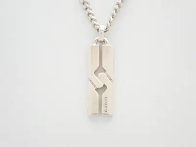 925 Knot Infinity Necklace, 22.2g, Neck circumference approx. 56cm