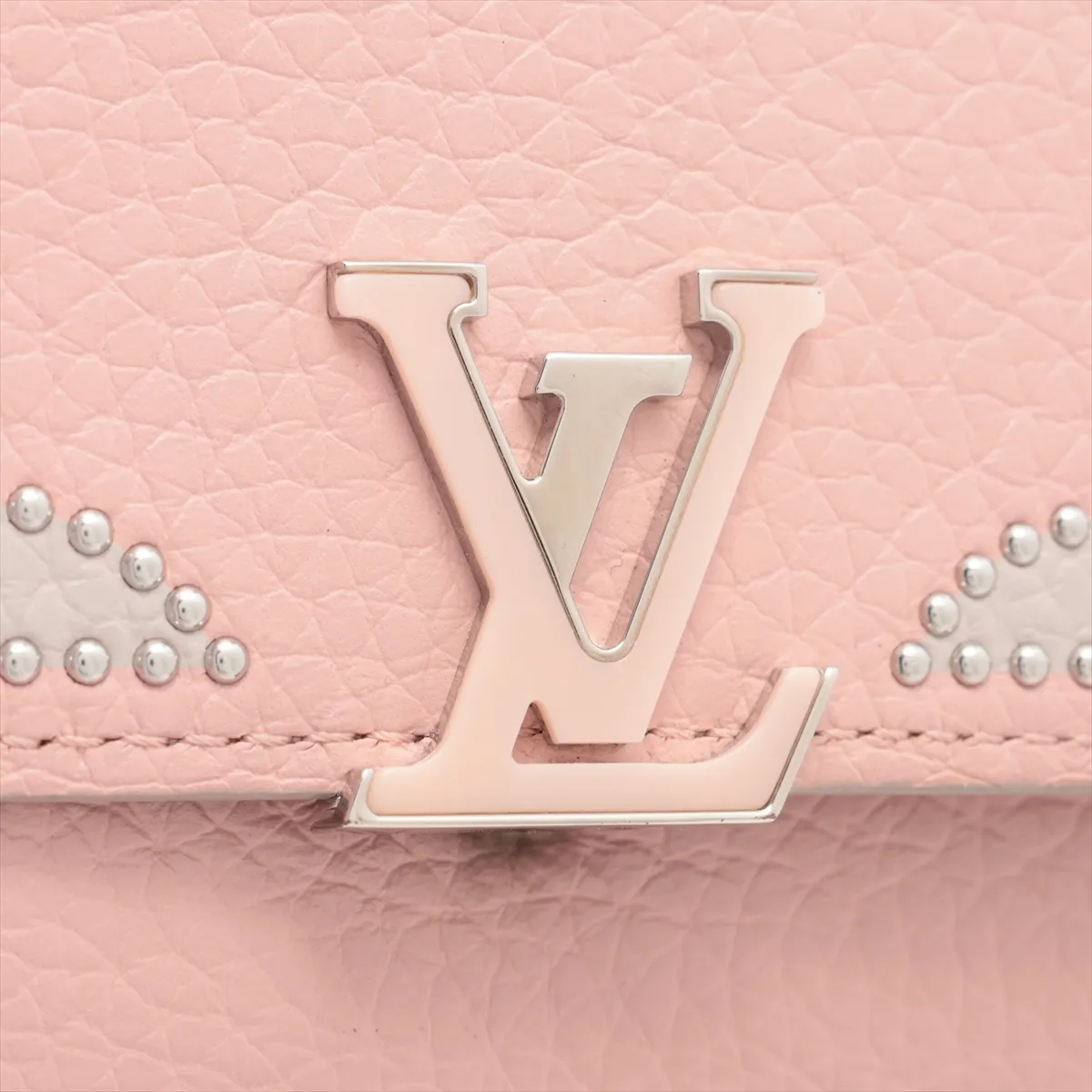 Taurillon Portefeuille Capucines Compact M63221 MI3118 Pink Wallet — view 9