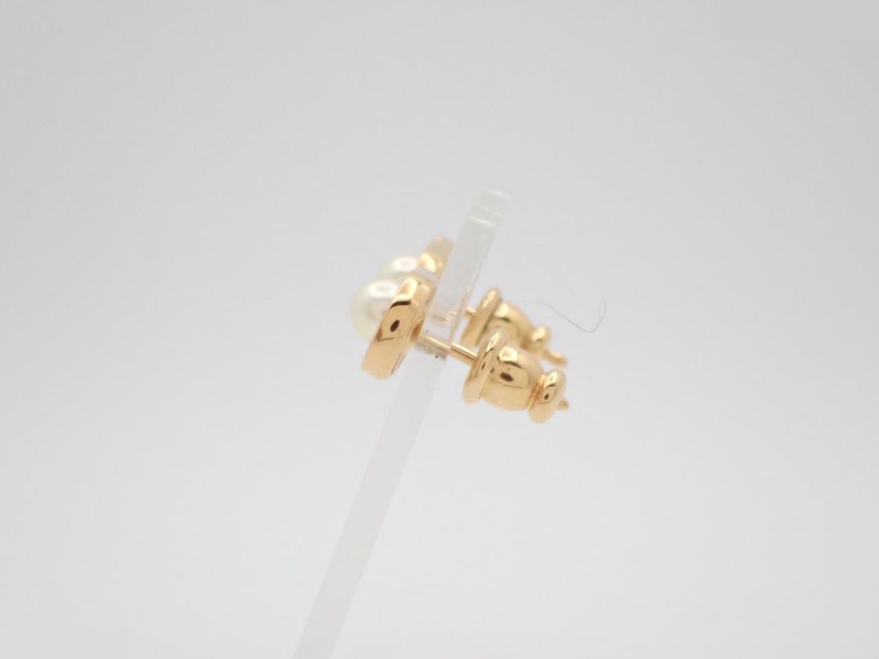 Gold earrings — view 3