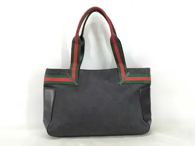 Sherry Tote Bag, Denim Leather, 73983 Tote Bag