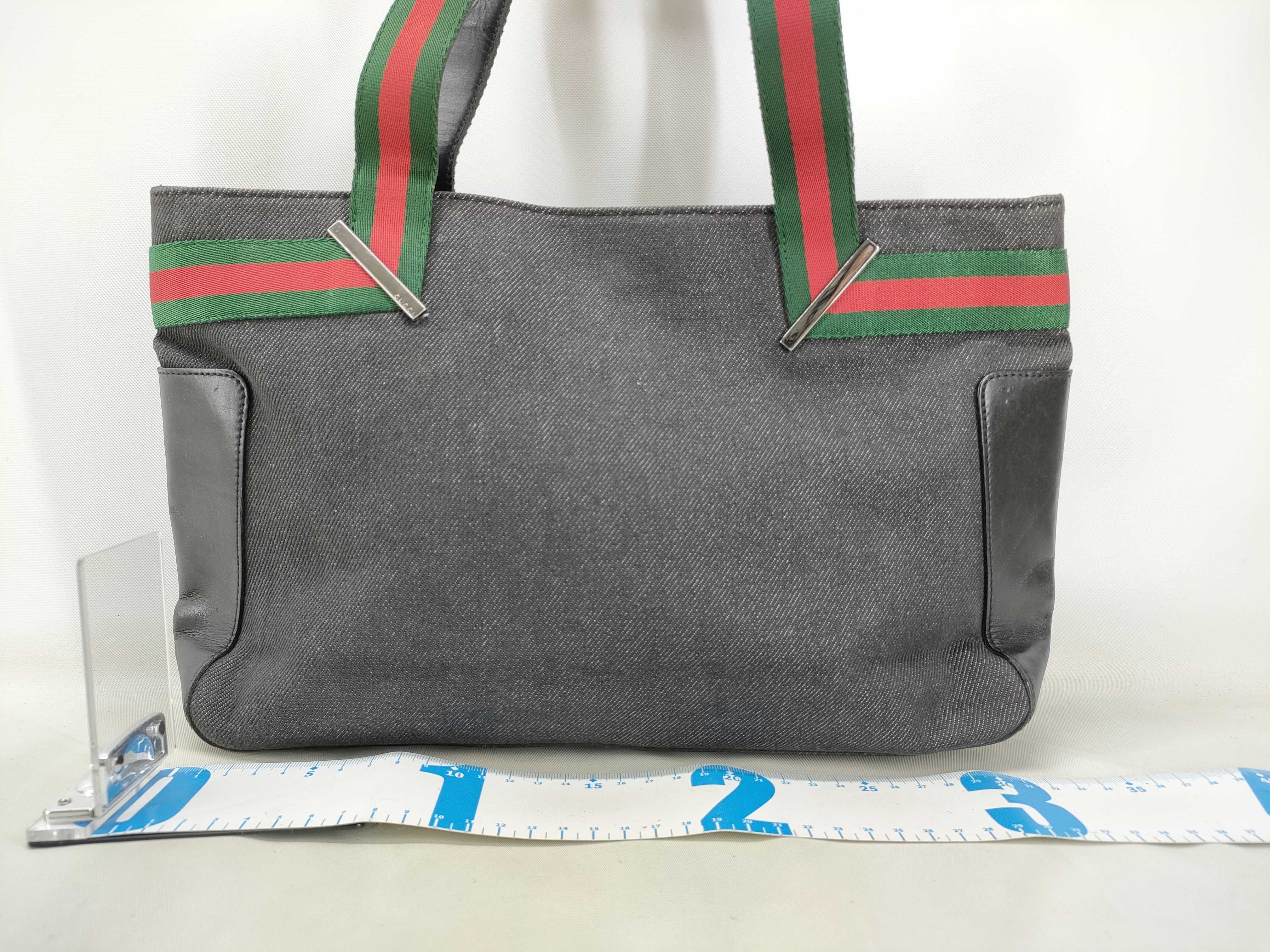 Sherry Tote Bag, Denim Leather, 73983 Tote Bag — view 2