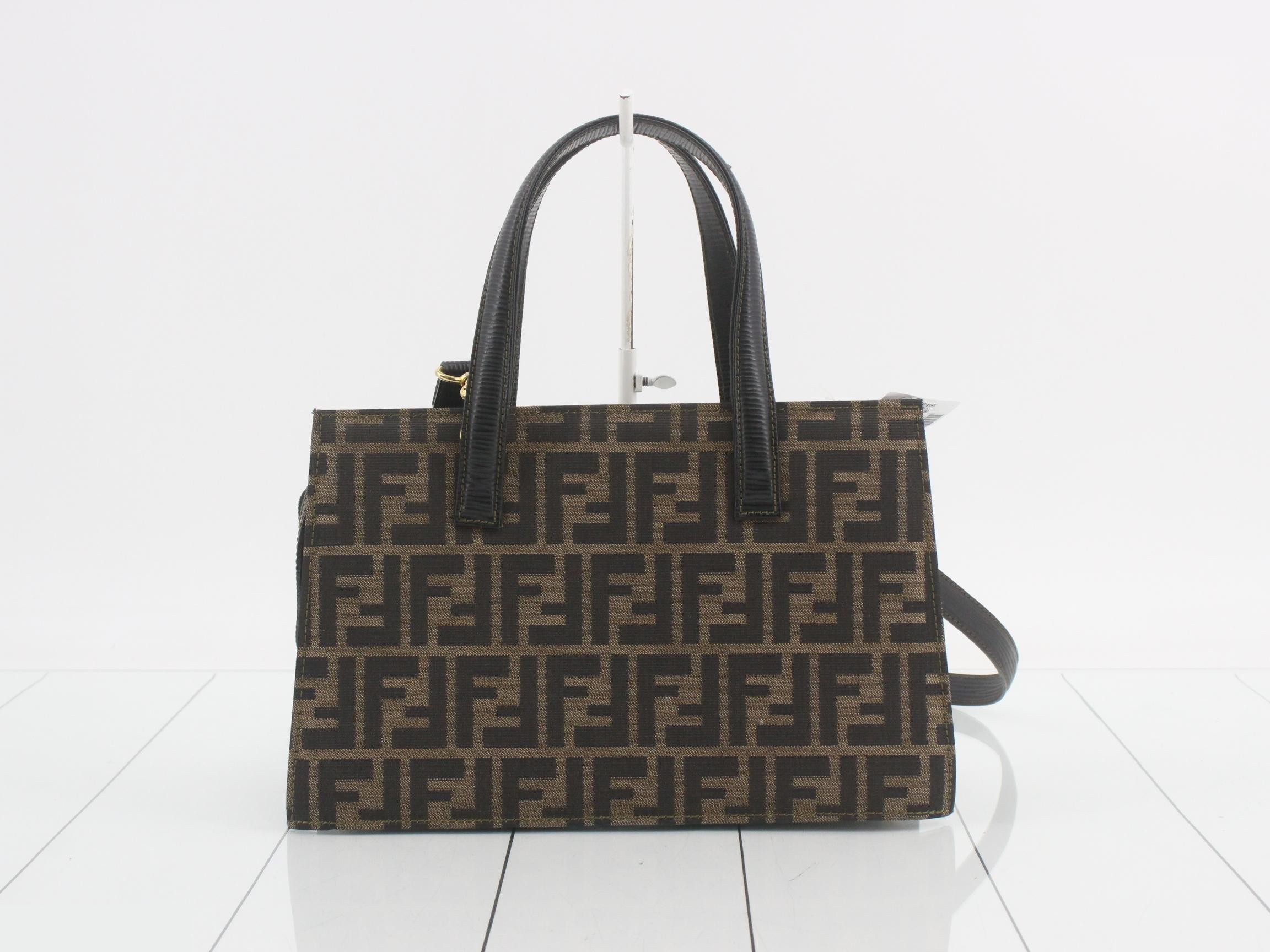 2-Way Bag, Brown/Black Canvas — view 2
