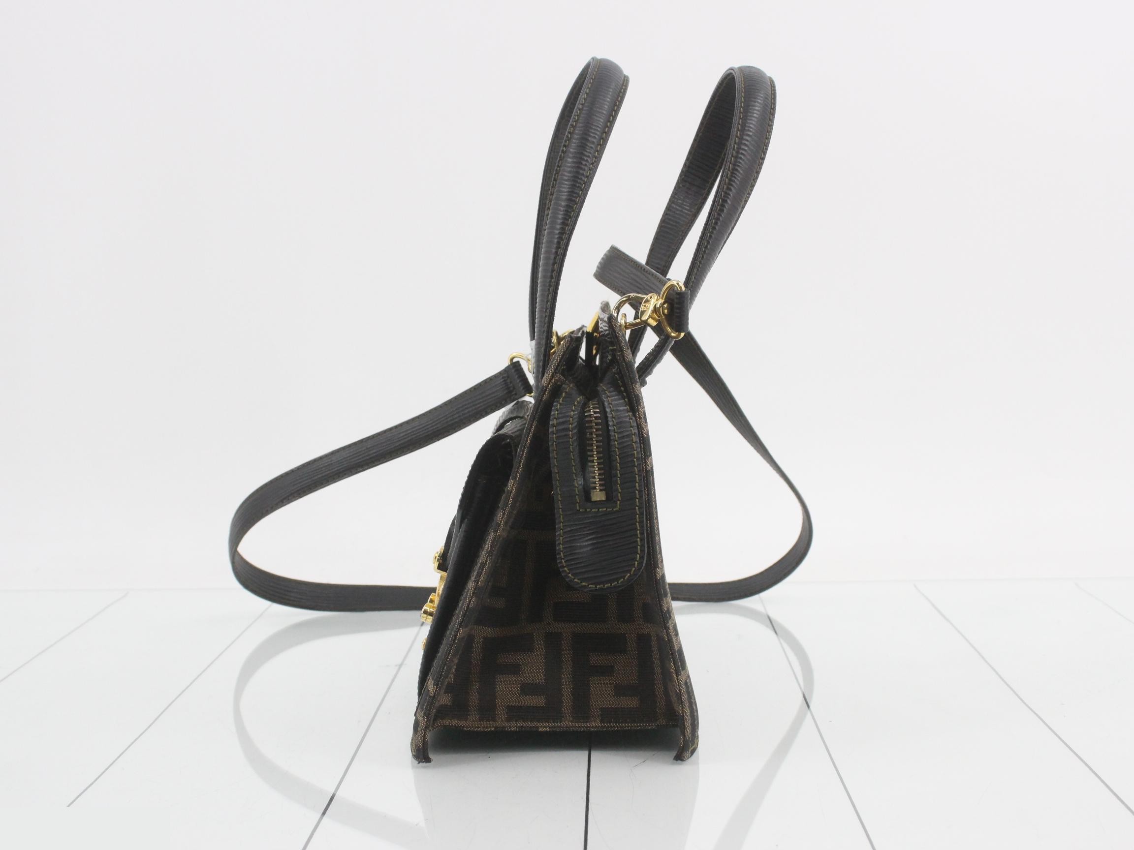 2-Way Bag, Brown/Black Canvas — view 3