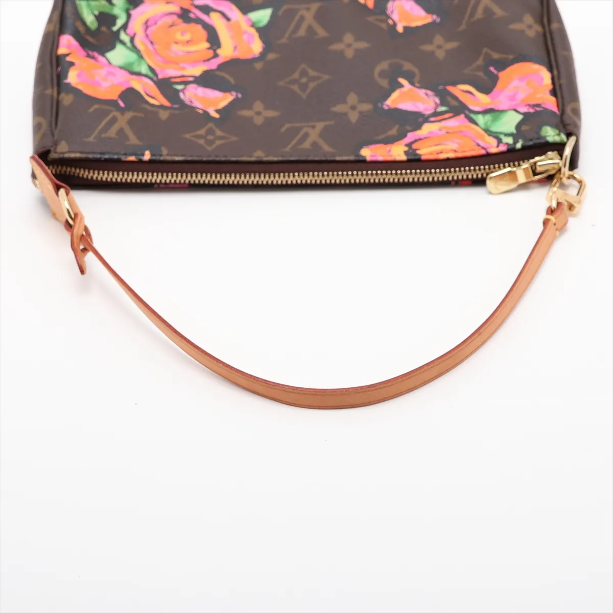 Monogram Rose Pochette Accessoires M48615 CA5018 Brown — view 5