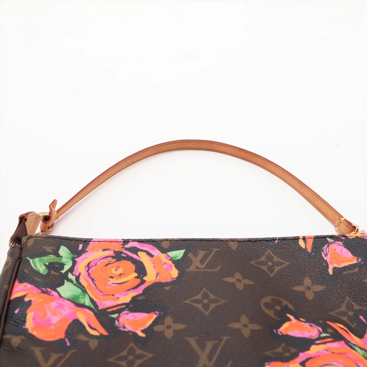 Monogram Rose Pochette Accessoires M48615 CA5018 Brown — view 6