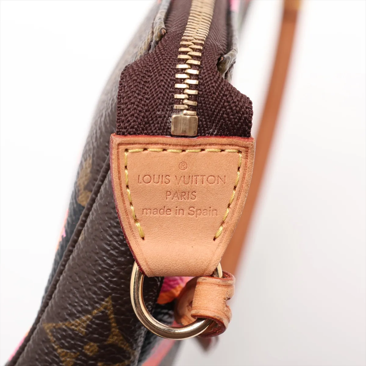 Monogram Rose Pochette Accessoires M48615 CA5018 Brown — view 8