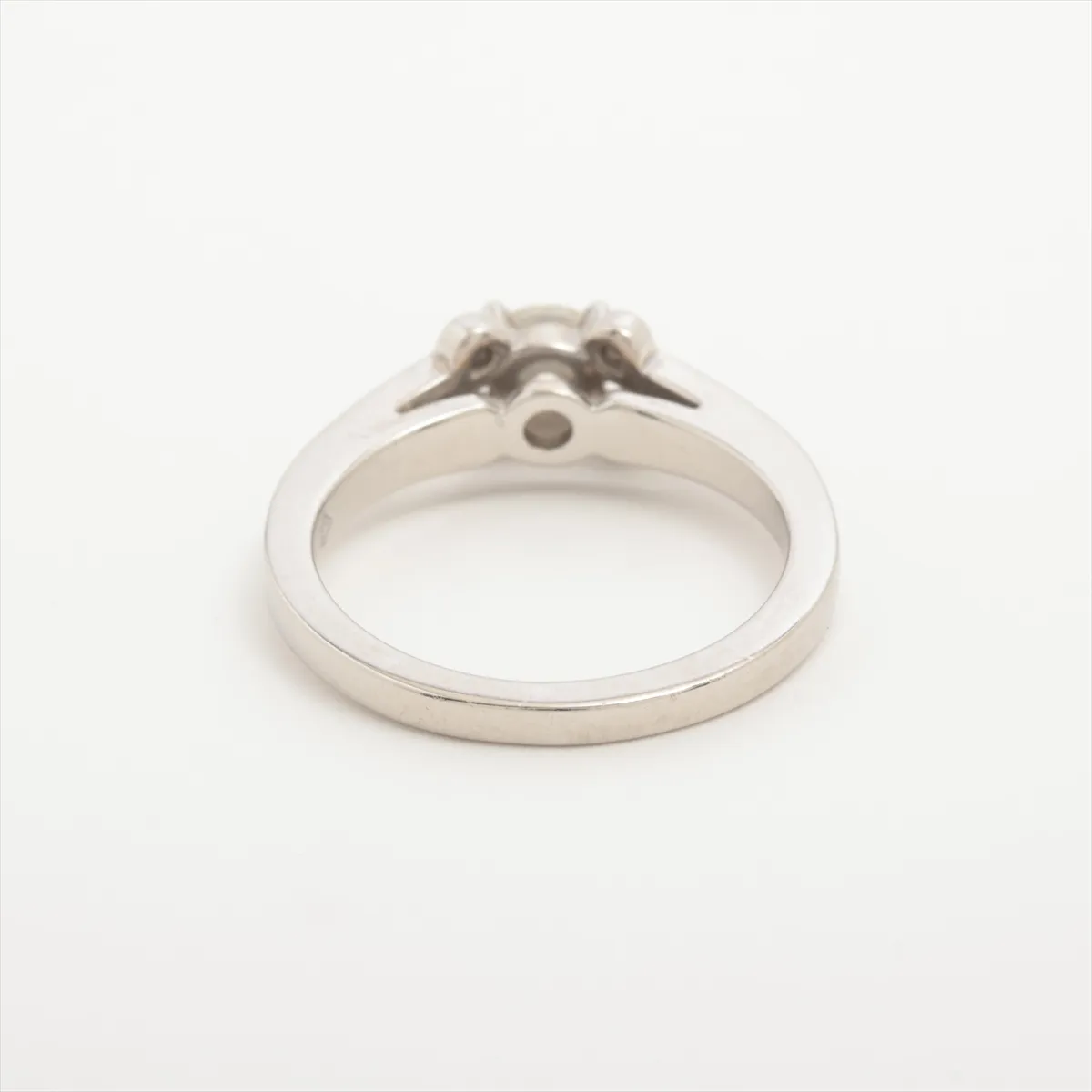Ballerina Diamond Ring, Pt950, 4.9g, 0.30ct diamond, H VS1 clarity, 3EX (Excellent Condition), No Finish, Size 48, PPR881. Metal wear, CO1 stamp present. — view 2